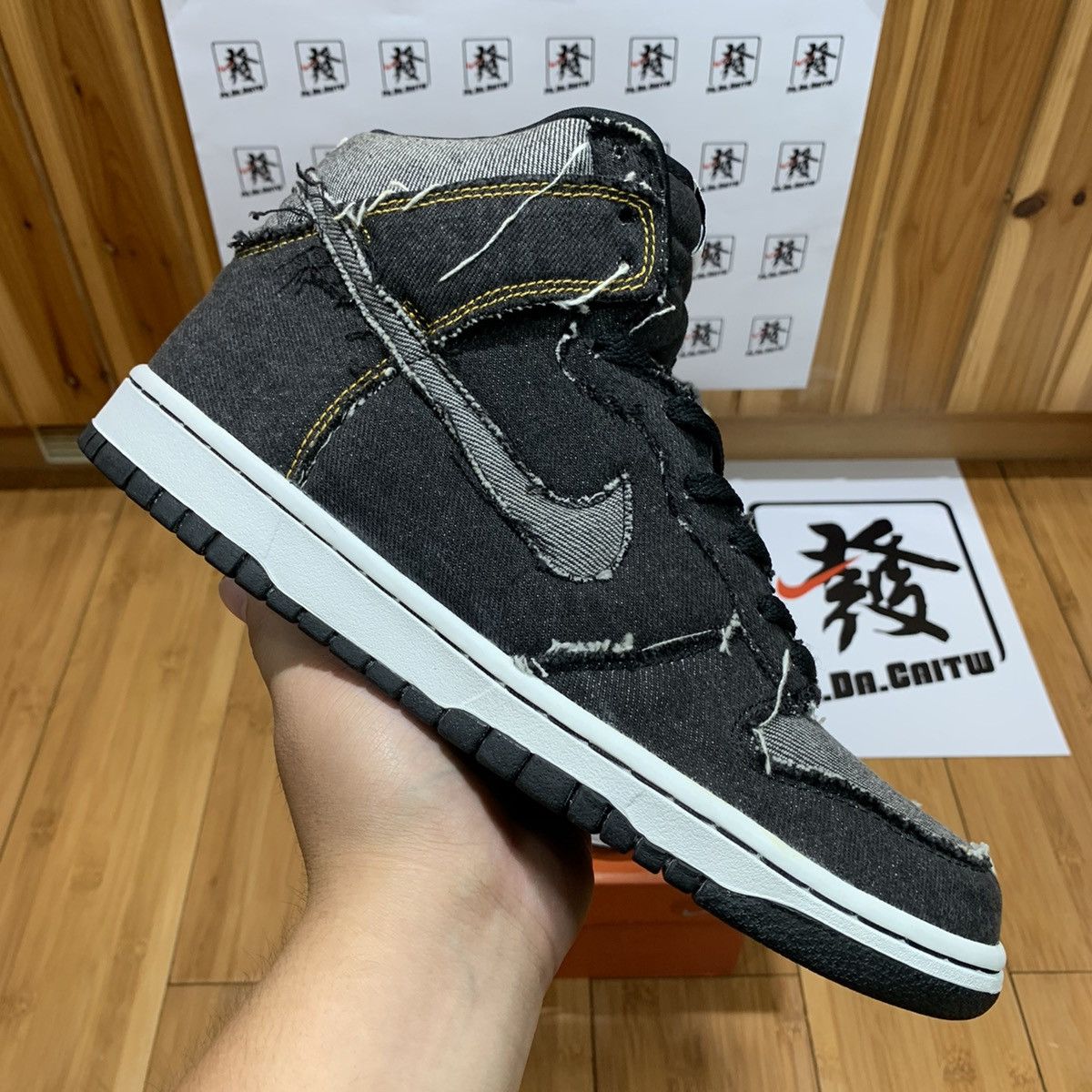 Nike Nike Dunk High “Denim” 2006 312423 001 | Grailed