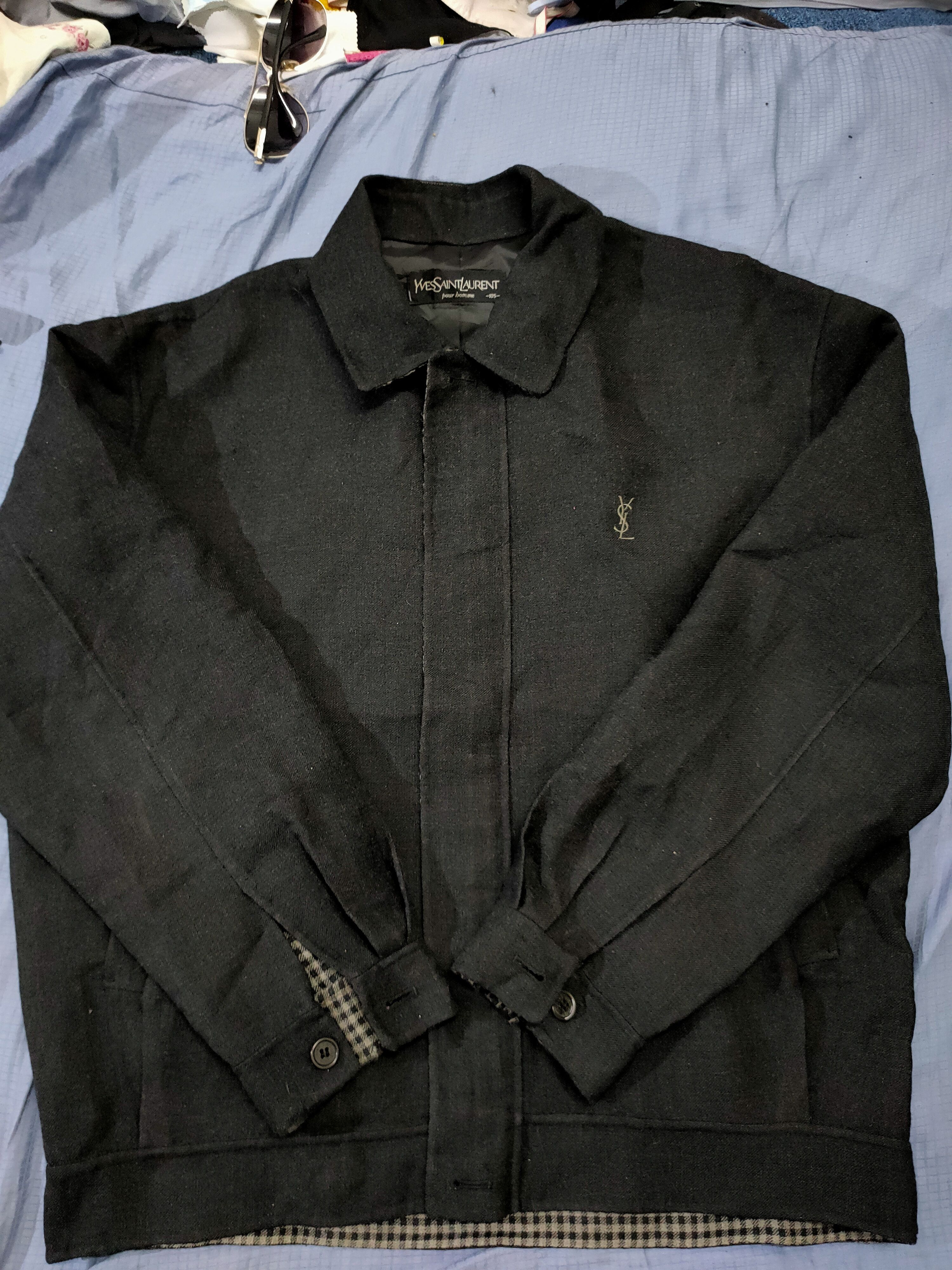Yves Saint Laurent Vintage Yves Saint Laurent zipper jacket Size US XL / EU 56 / 4 - 2 Thumbnail
