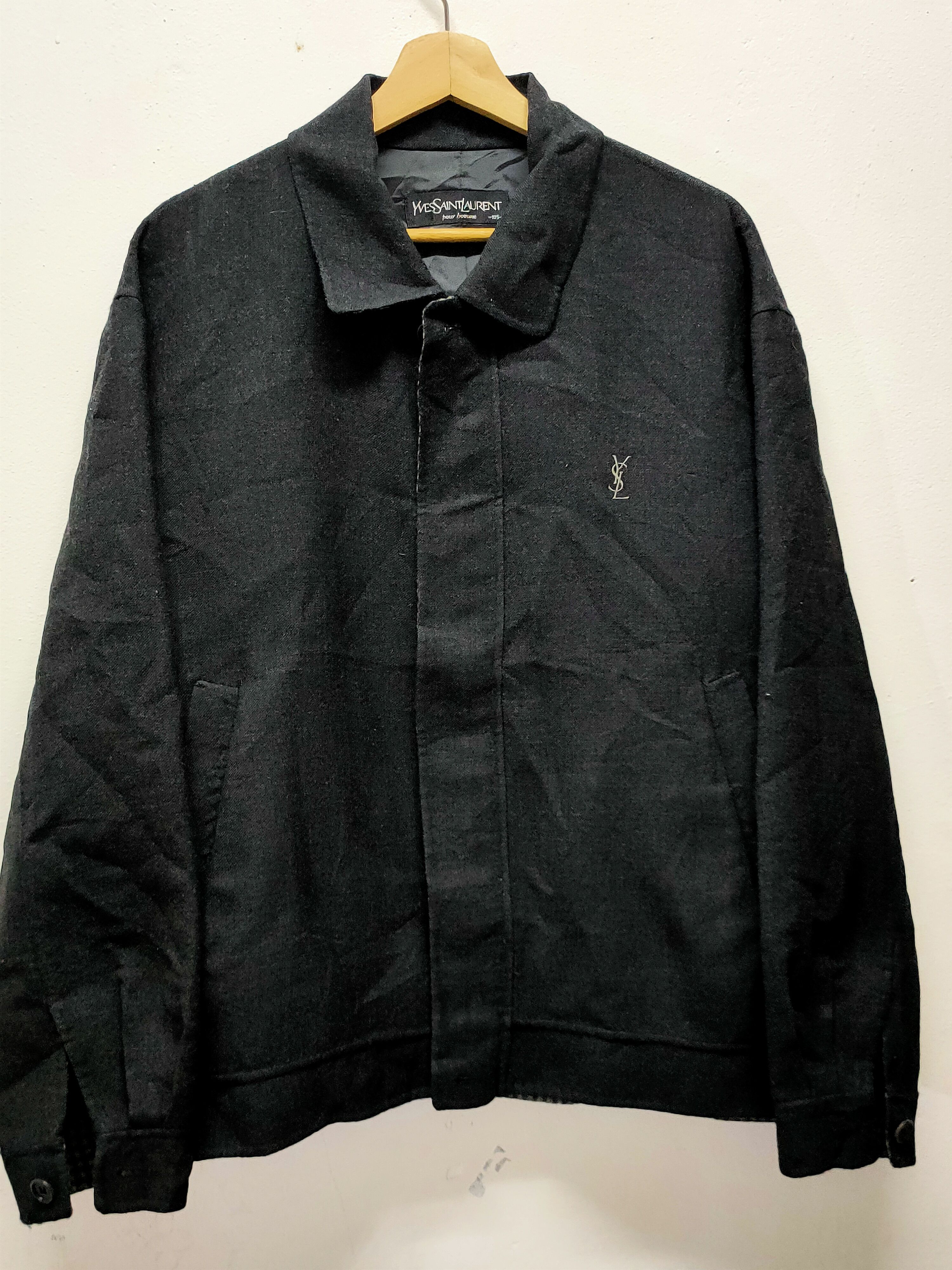 Yves Saint Laurent Vintage Yves Saint Laurent zipper jacket Size US XL / EU 56 / 4 - 1 Thumbnail