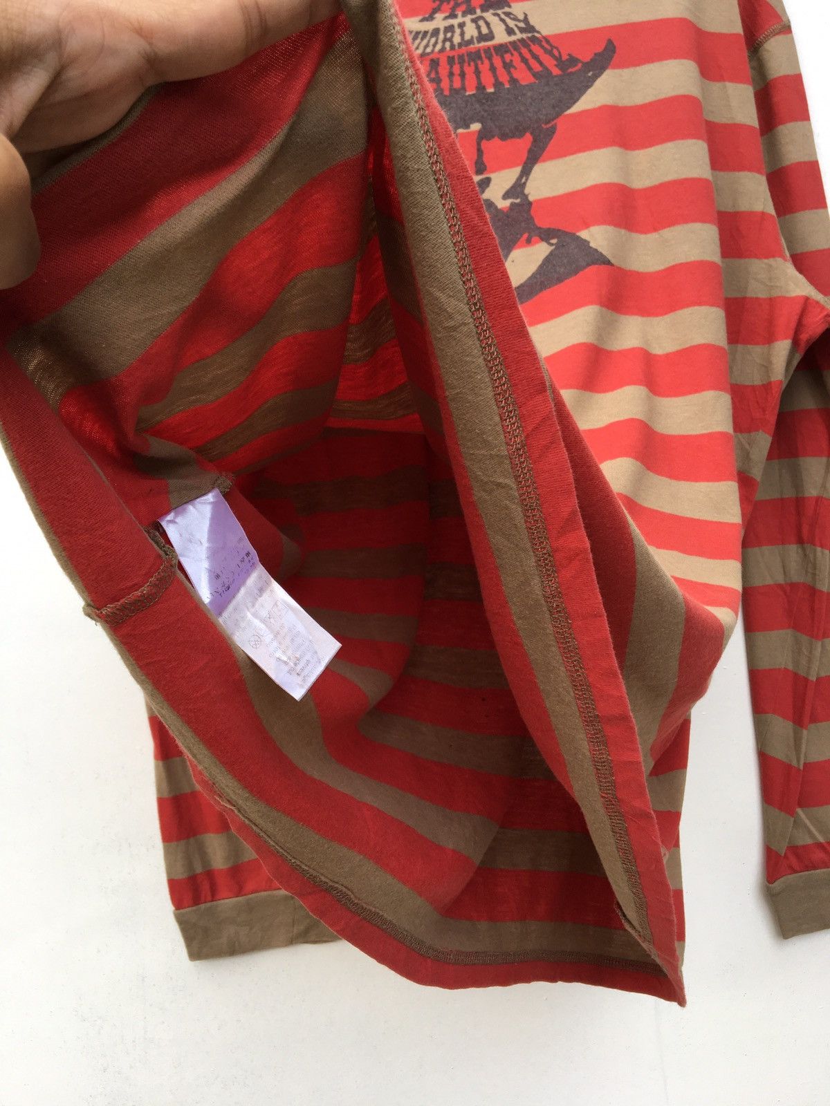 Kenzo Vintage Kenzo Homme Stripes Long Sleeve Shirt Size US L / EU 52-54 / 3 - 15 Thumbnail