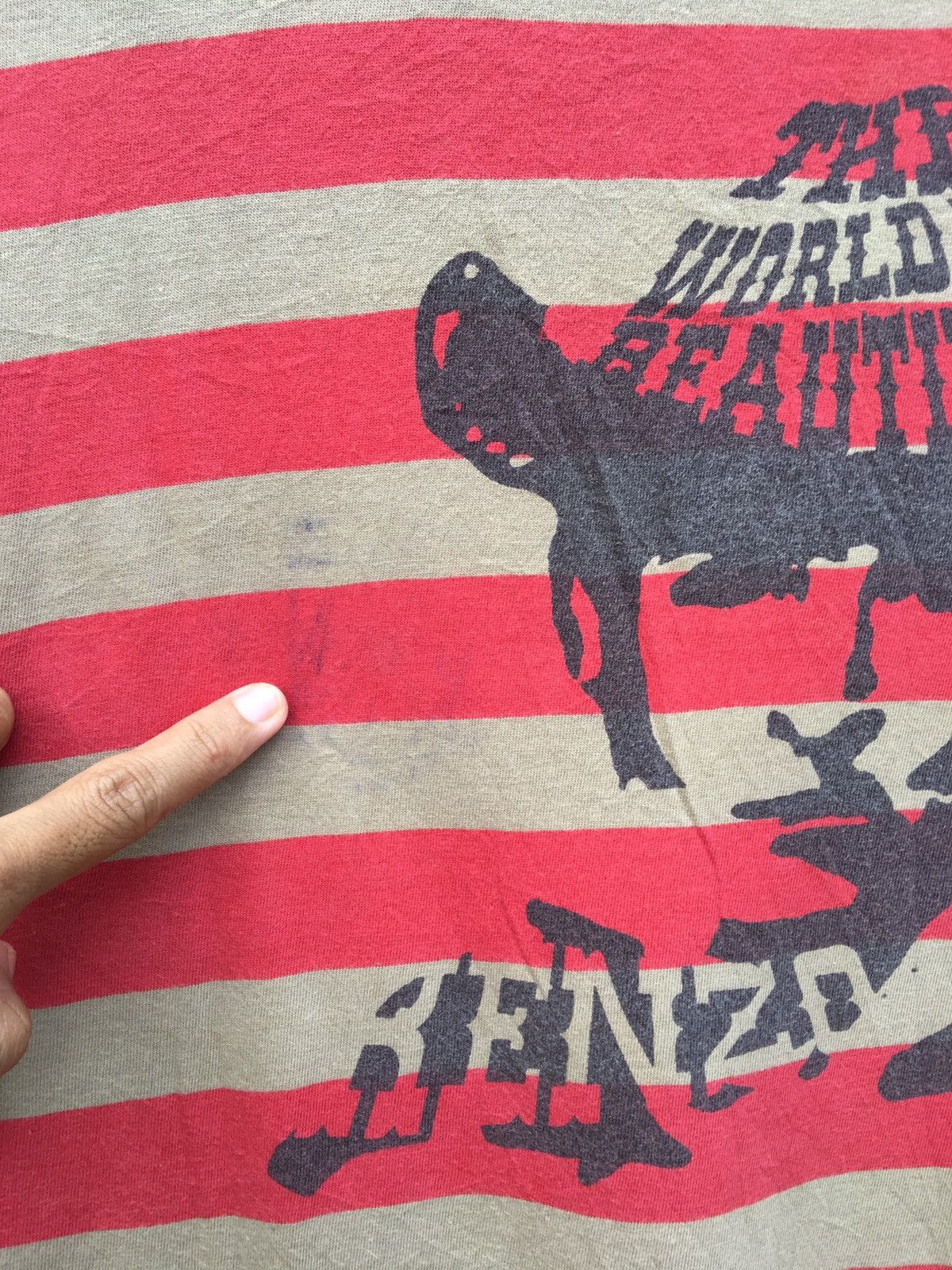 Kenzo Vintage Kenzo Homme Stripes Long Sleeve Shirt Size US L / EU 52-54 / 3 - 14 Thumbnail