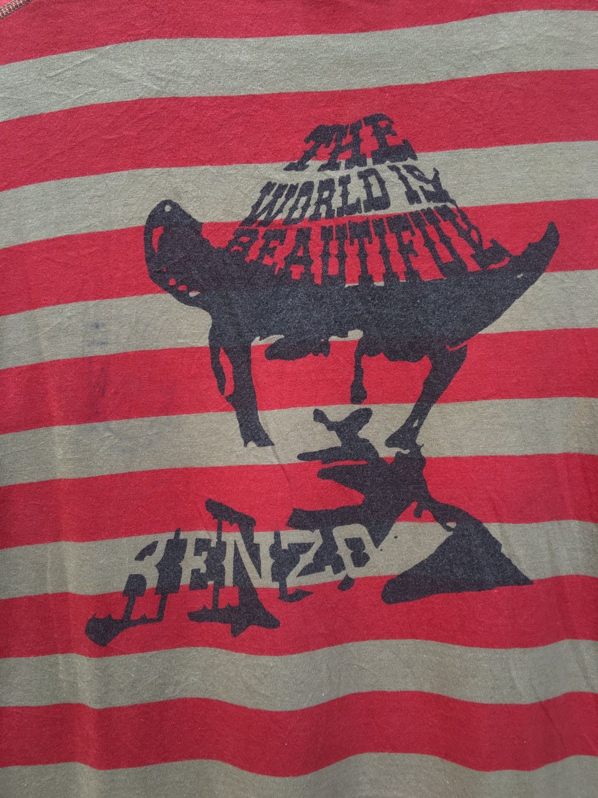 Kenzo Vintage Kenzo Homme Stripes Long Sleeve Shirt Size US L / EU 52-54 / 3 - 13 Thumbnail