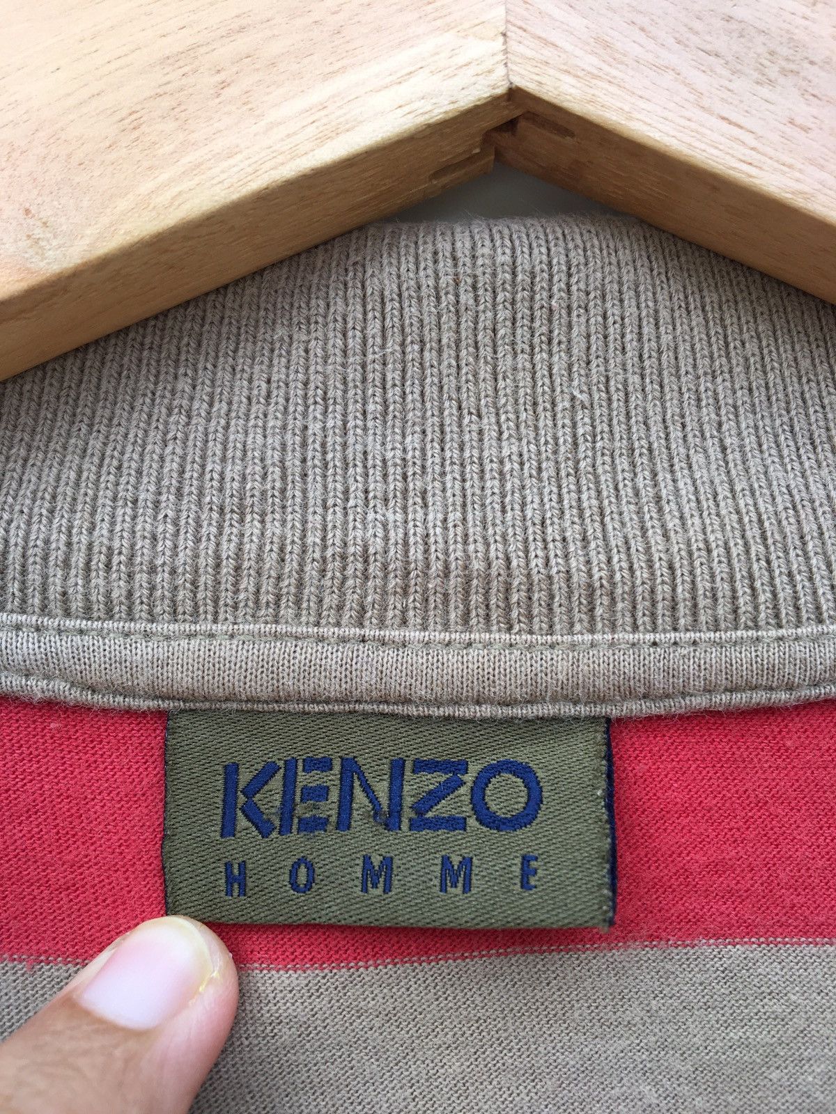Kenzo Vintage Kenzo Homme Stripes Long Sleeve Shirt Size US L / EU 52-54 / 3 - 11 Thumbnail