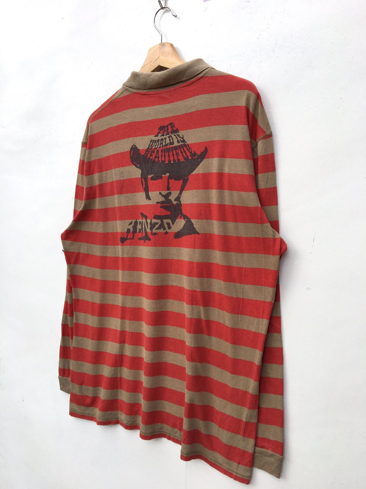 Kenzo Vintage Kenzo Homme Stripes Long Sleeve Shirt Size US L / EU 52-54 / 3 - 3 Thumbnail
