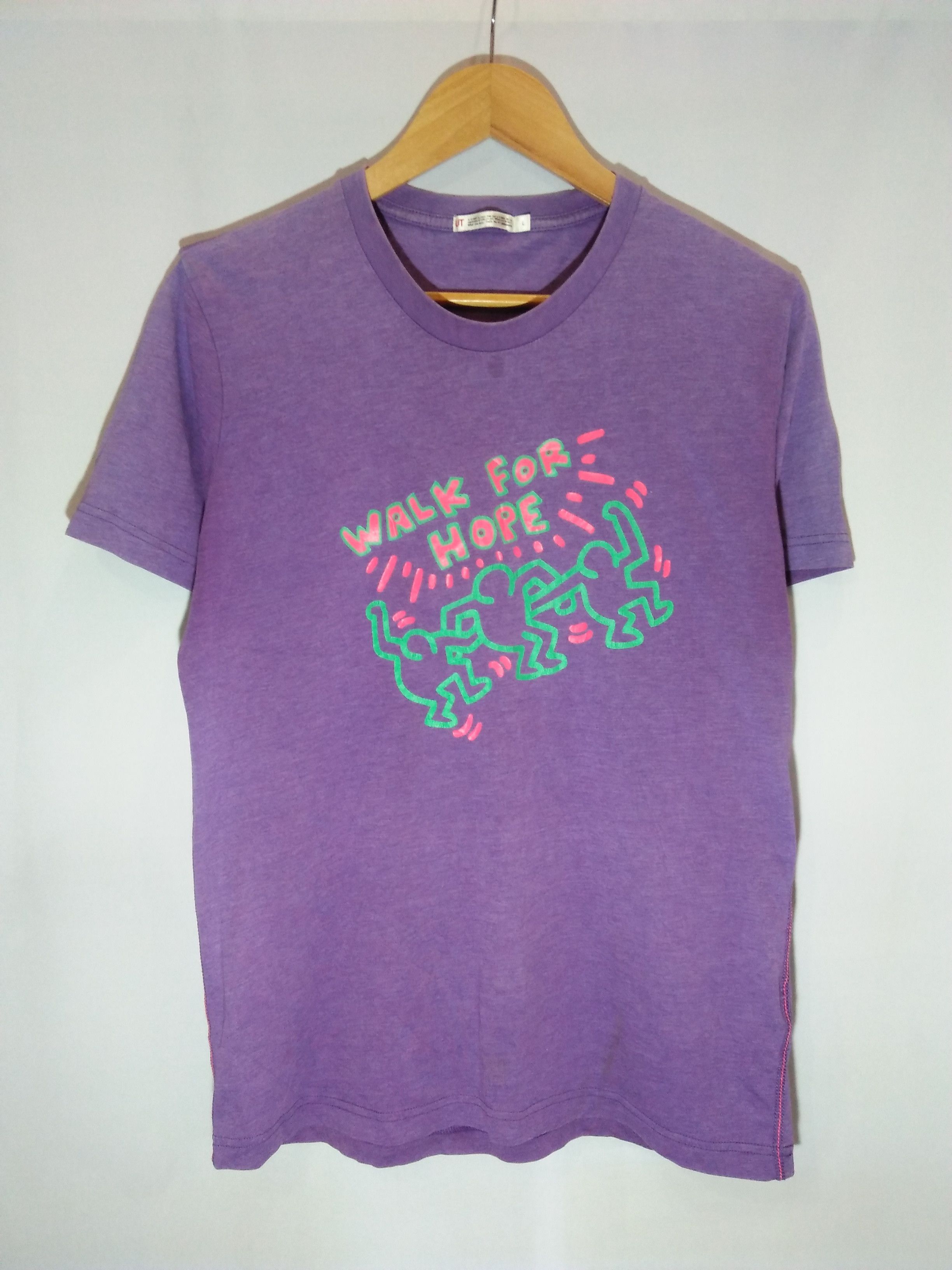 Keith Haring X Uniqlo Purple T-Shirt