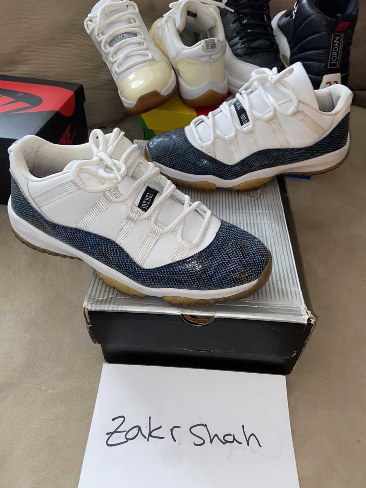 Jordan 11 low snakeskin 2001 on sale