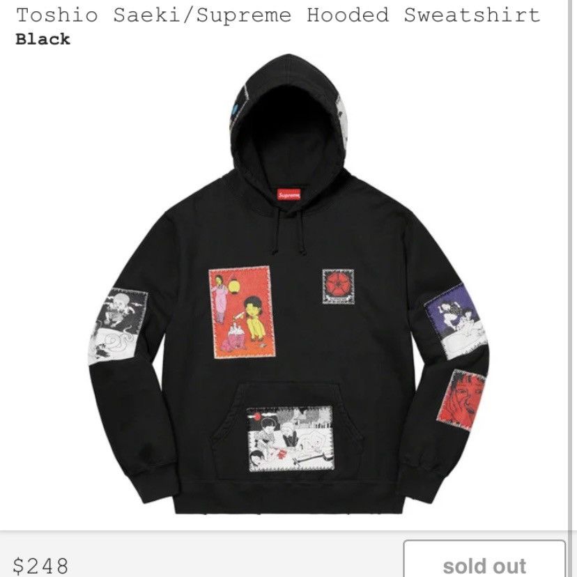 Supreme Supreme Toshi Saeki Hoodie FW 20 Grailed