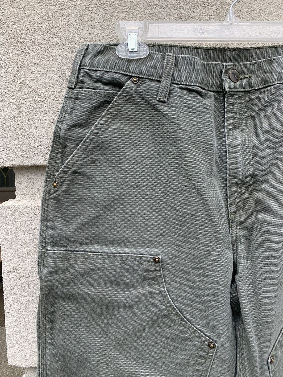 Carhartt Vintage 1990’s Carhartt Double Knee Canvas Workwear Pants Size US 33 - 3 Thumbnail