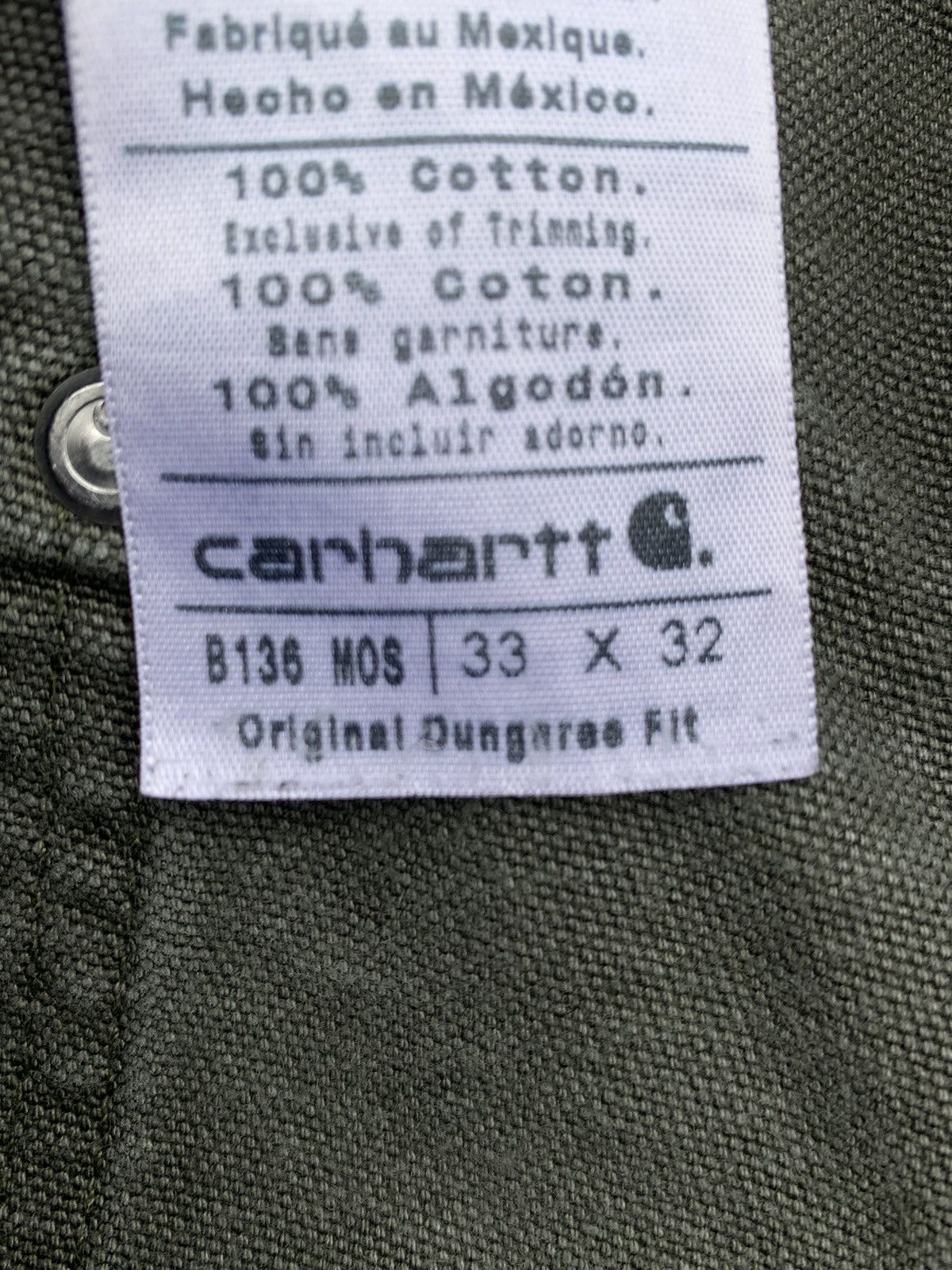 Carhartt Vintage 1990’s Carhartt Double Knee Canvas Workwear Pants Size US 33 - 10 Thumbnail