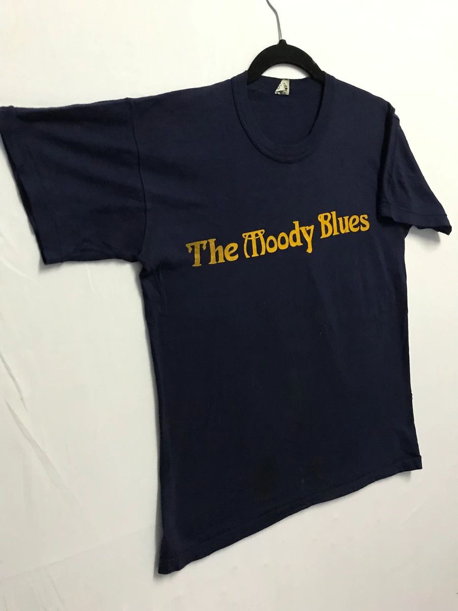 Band Tees × Vintage Rare!Vtg 60s The Moody Blues ‘Threshold’ Rock Band Tshirt Size US L / EU 52-54 / 3 - 6 Thumbnail