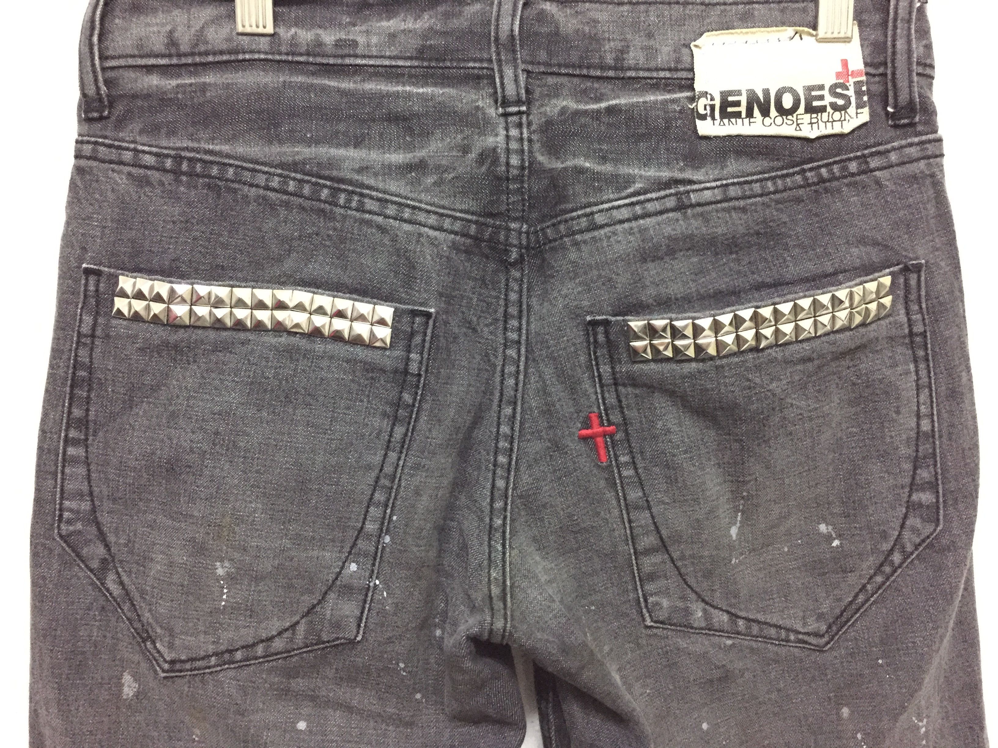 Beauty Beast × Lad Musician GENOESE Japan Cros Newspaper Distressed pants Size US 30 / EU 46 - 13 Thumbnail