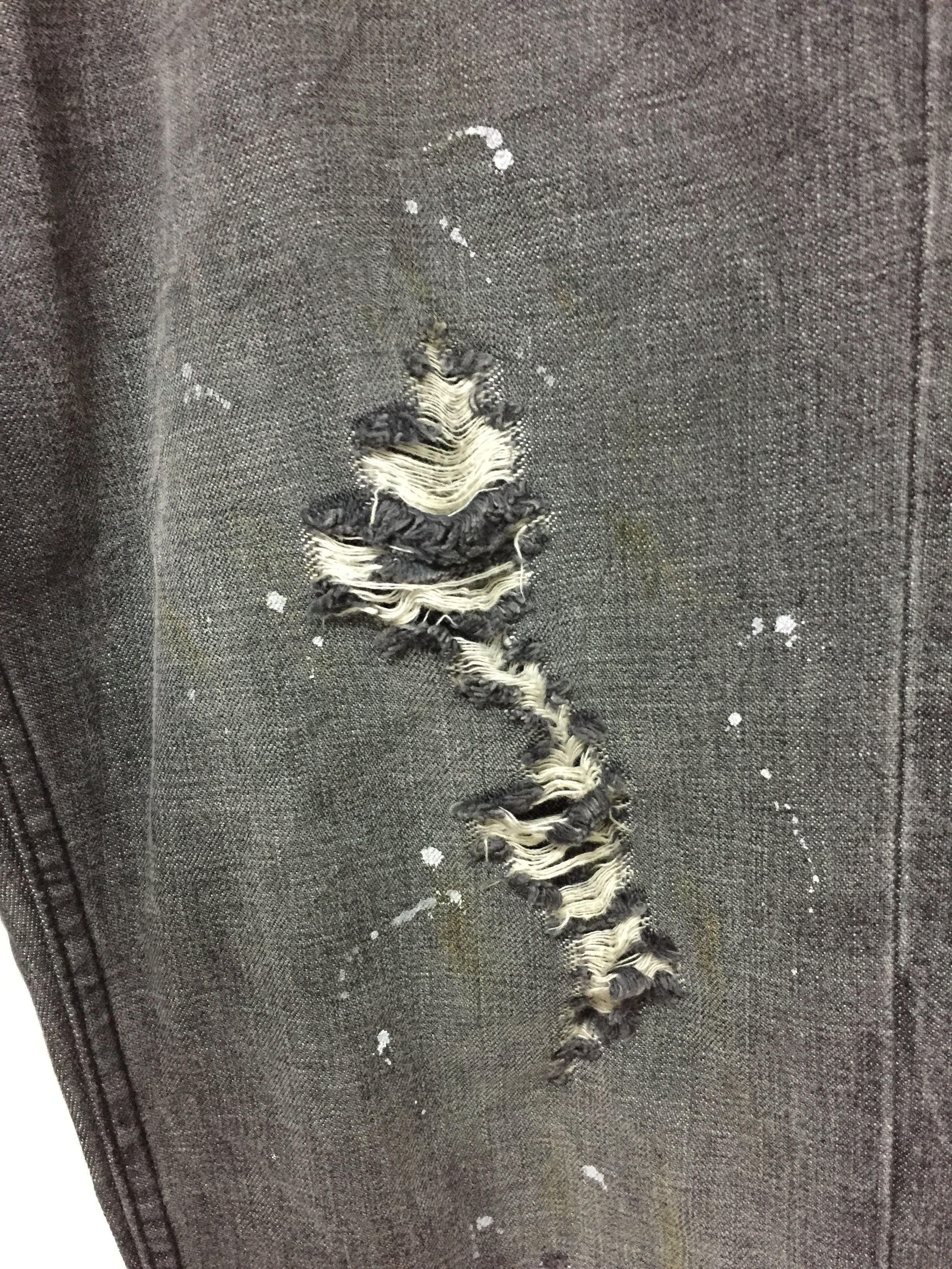 Beauty Beast × Lad Musician GENOESE Japan Cros Newspaper Distressed pants Size US 30 / EU 46 - 5 Thumbnail