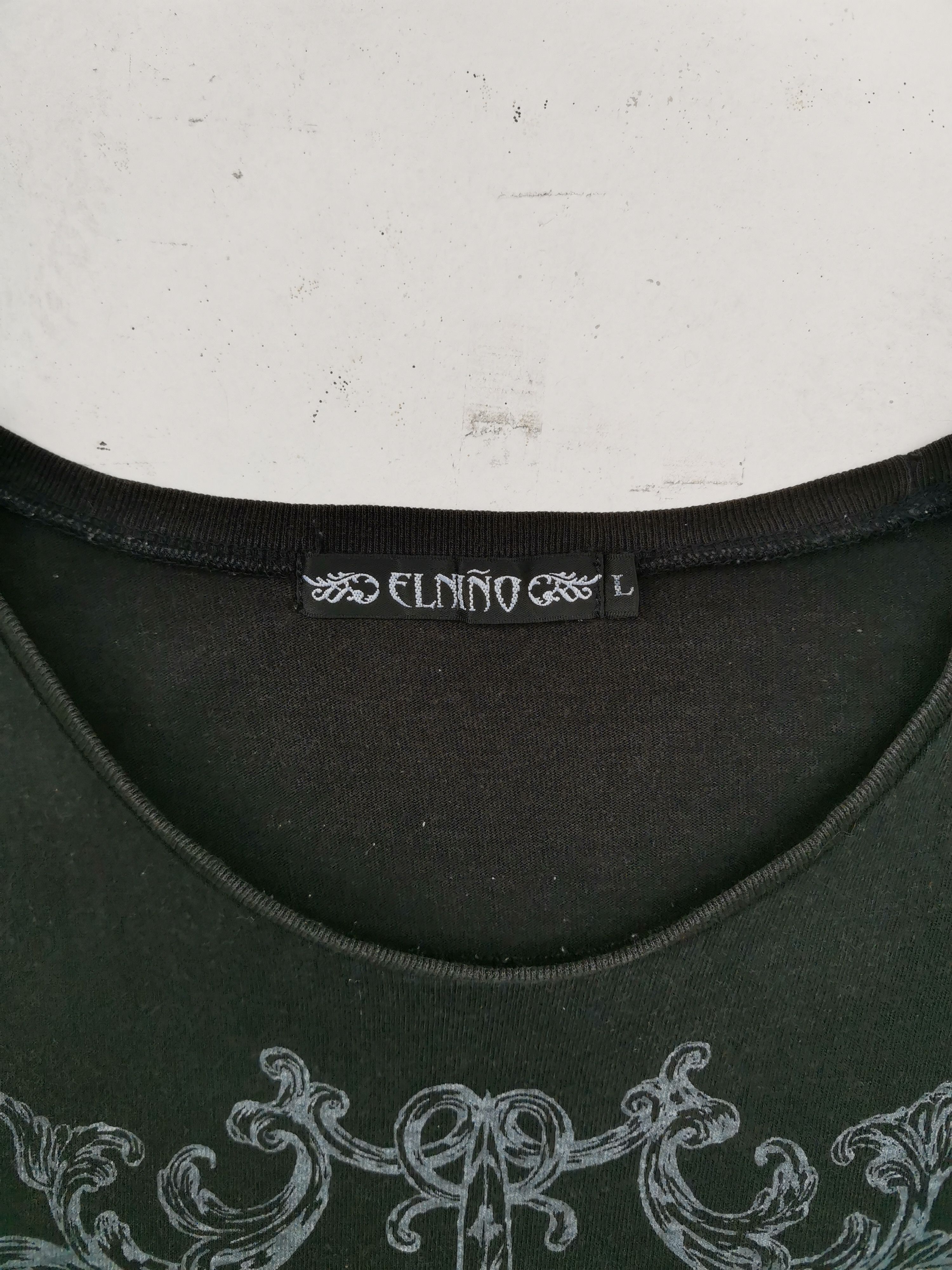 Japanese Brand Rare!!! Elnino Mouvement T-shirt Size US L / EU 52-54 / 3 - 4 Thumbnail