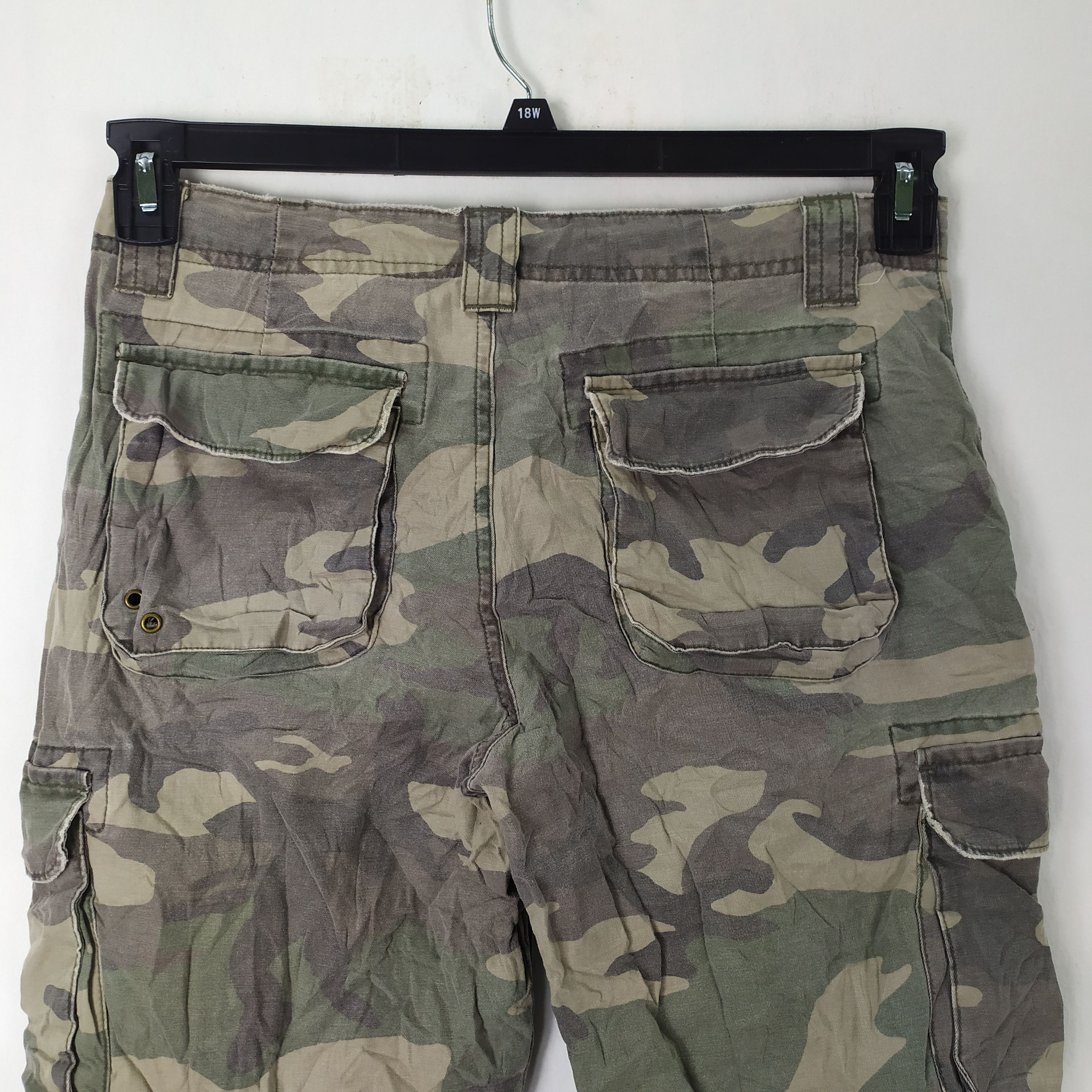 Other N NIJURY CAMO CROPPED/SHORT CARGO PANTS Size US 30 / EU 46 - 10 Thumbnail