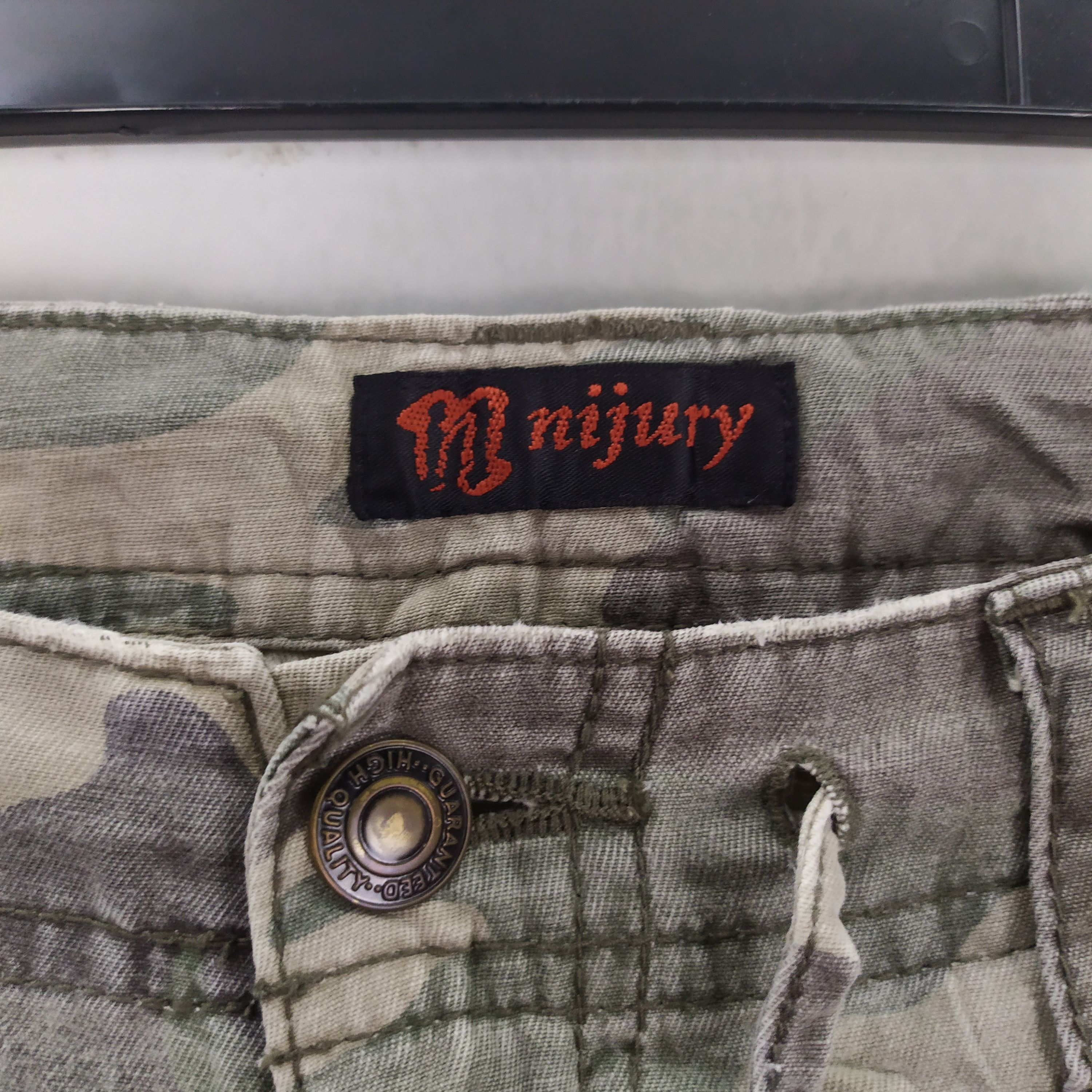 Other N NIJURY CAMO CROPPED/SHORT CARGO PANTS Size US 30 / EU 46 - 8 Thumbnail