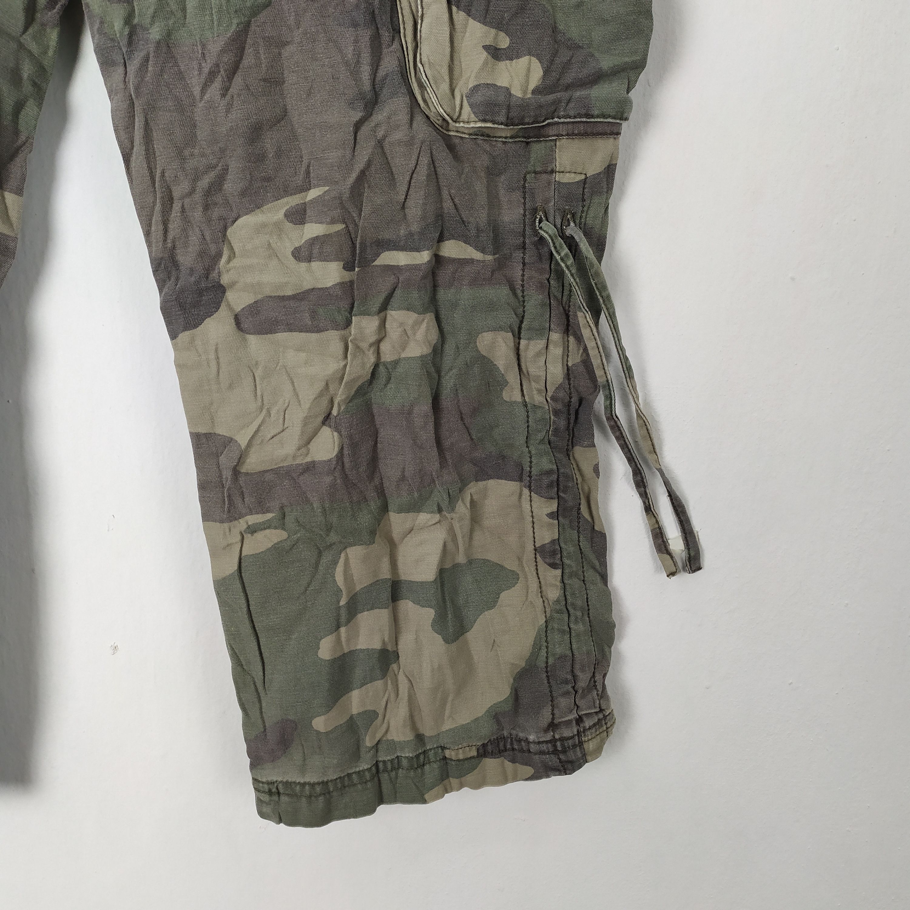 Other N NIJURY CAMO CROPPED/SHORT CARGO PANTS Size US 30 / EU 46 - 6 Thumbnail