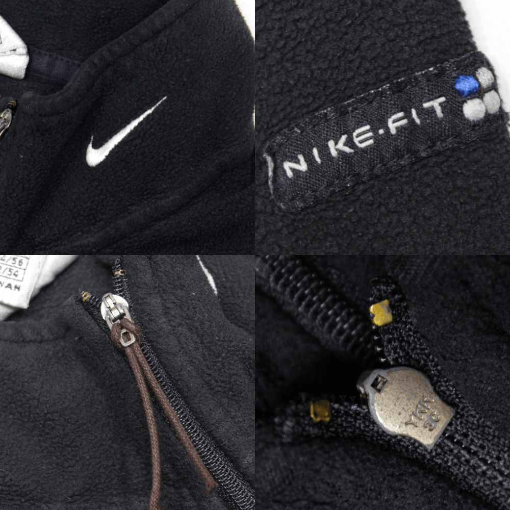Nike 90S Swoosh Logo Neck Zip Fleece Size US L / EU 52-54 / 3 - 11 Thumbnail
