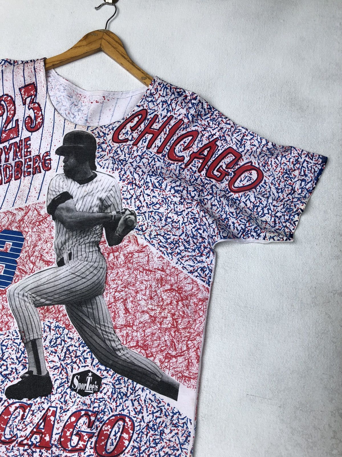 MLB Vintage Ryne Sandberg MLB Chicago Cubs All Over Print Tee Size US XL / EU 56 / 4 - 3 Thumbnail