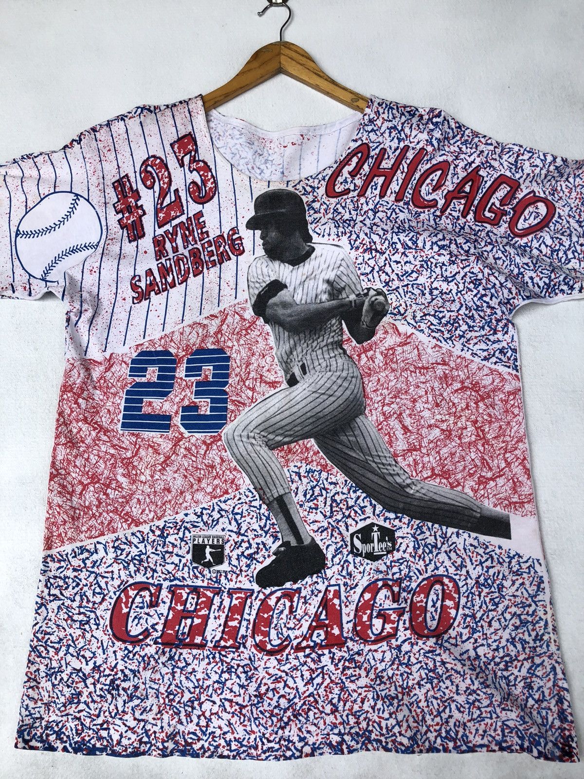 MLB Vintage Ryne Sandberg MLB Chicago Cubs All Over Print Tee Size US XL / EU 56 / 4 - 6 Thumbnail