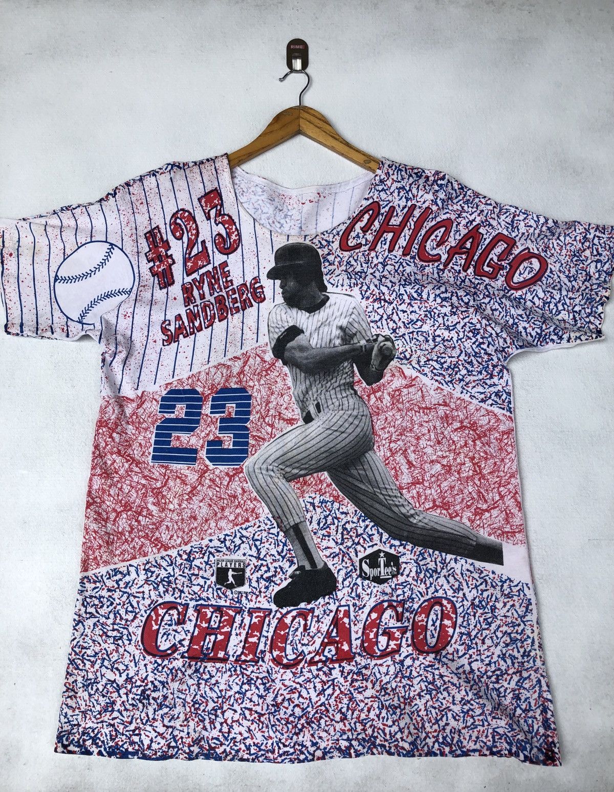 MLB Vintage Ryne Sandberg MLB Chicago Cubs All Over Print Tee Size US XL / EU 56 / 4 - 1 Thumbnail