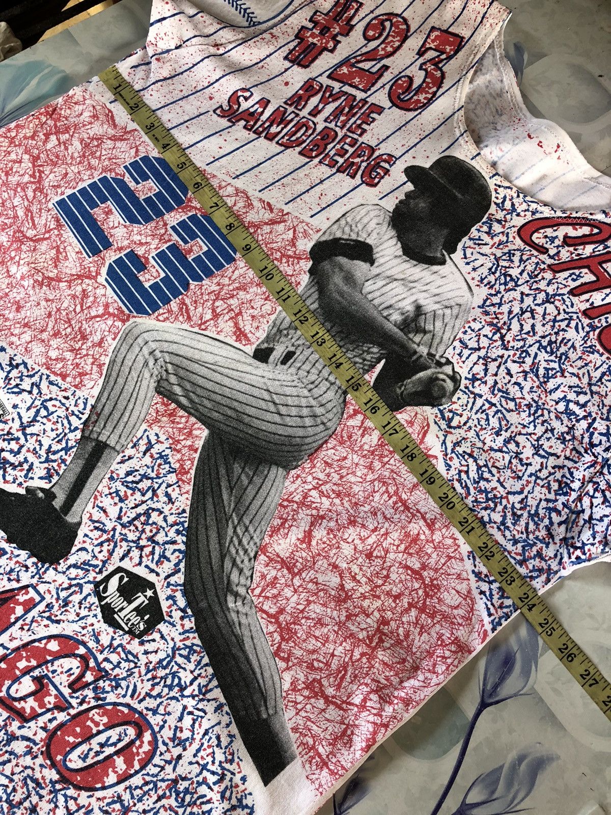 MLB Vintage Ryne Sandberg MLB Chicago Cubs All Over Print Tee Size US XL / EU 56 / 4 - 9 Thumbnail