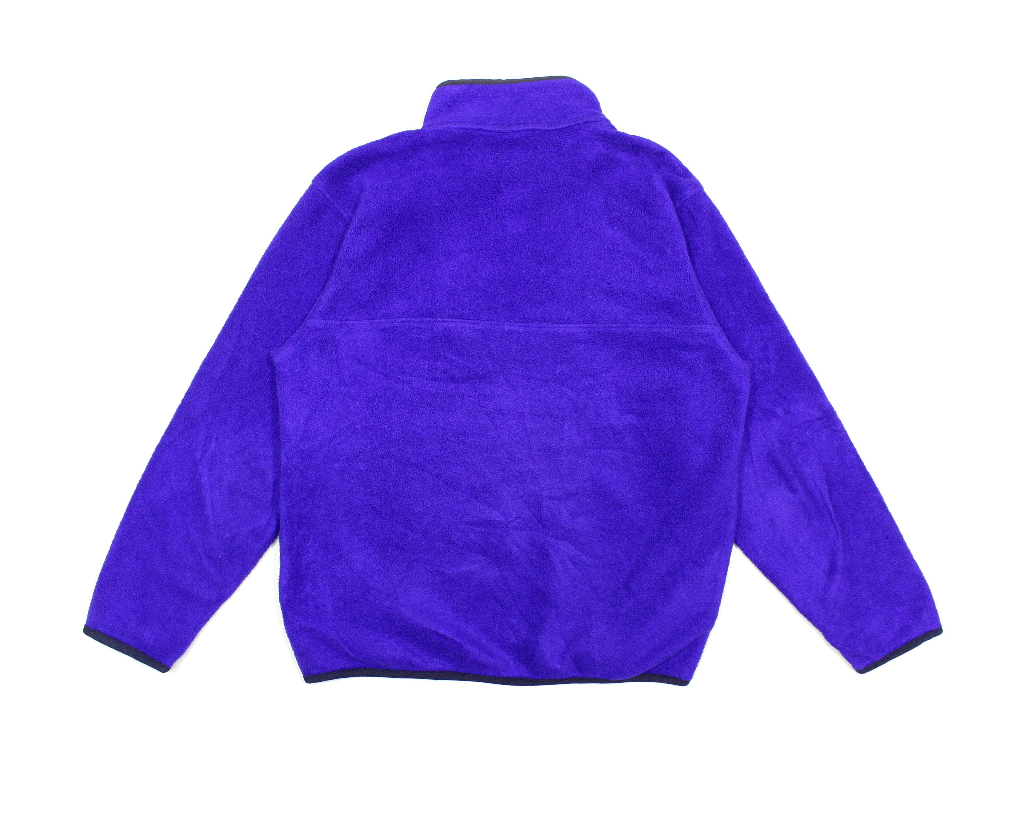 L.L. Bean 90S Logo Snap T Fleece Vintage Size US M / EU 48-50 / 2 - 2 Thumbnail