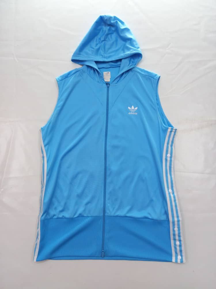 Adidas Adidas Zipper Hoodie Sleeveless Size US XL / EU 56 / 4 - 1 Thumbnail