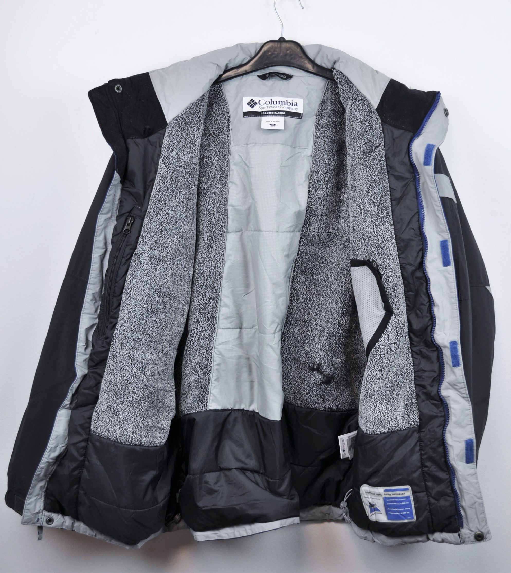 Columbia COLUMBIA 3000 mm Waterproof Jacket Hooded Fleece Lined Coat Size US M / EU 48-50 / 2 - 7 Thumbnail