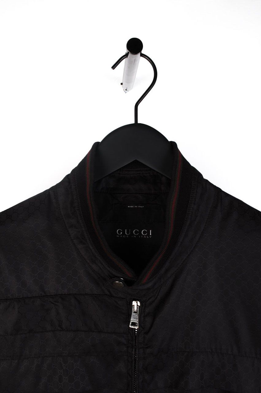 Gucci Original Gucci Men Light Bomber Monogram Jacket sz 48IT (M) Size US M / EU 48-50 / 2 - 2 Thumbnail