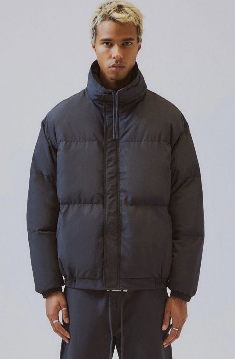 FOG × Fear of God × Pacsun FOG ESSENTIALS Black REFLECTIVE Puffer [Size ...