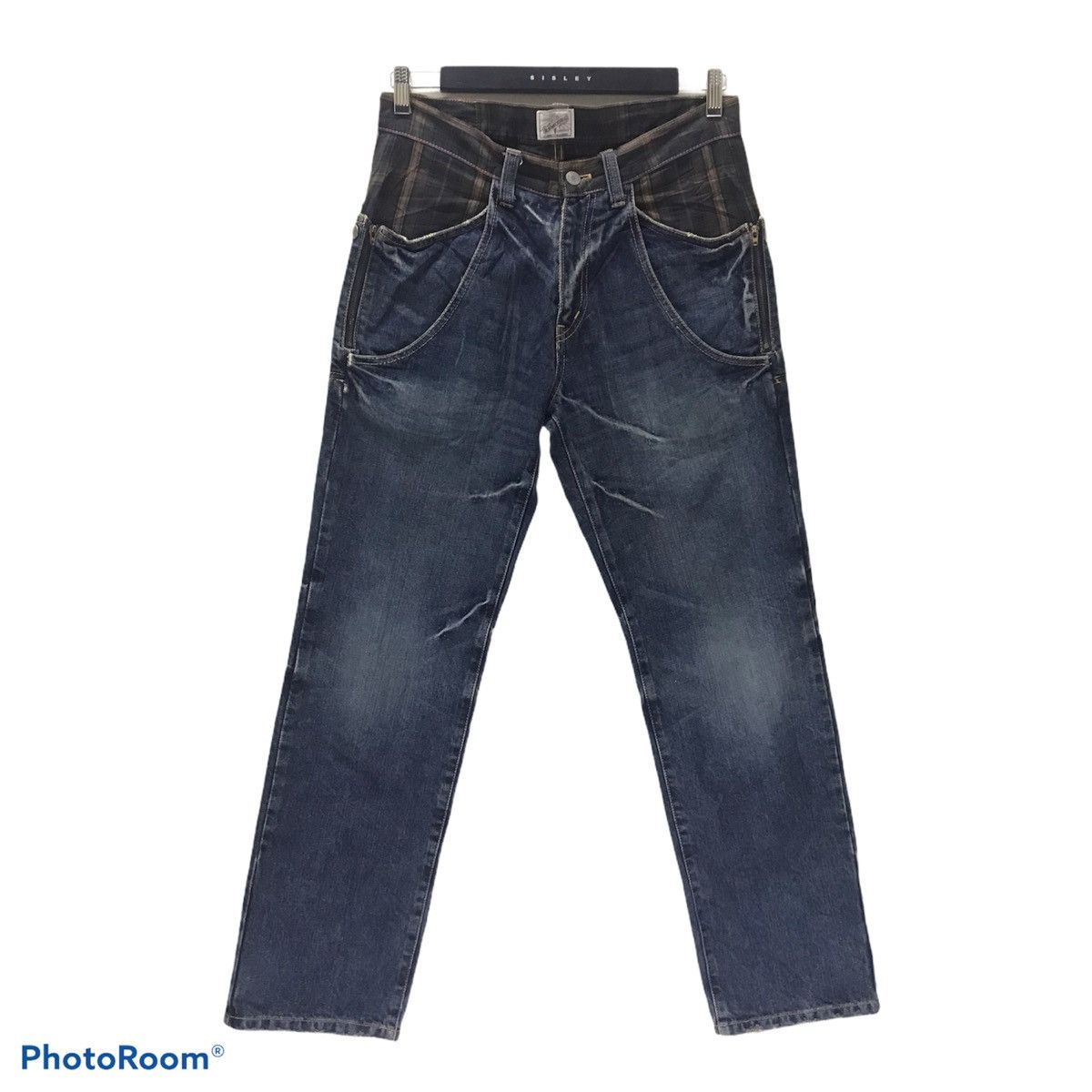 Japanese Brand Connect Remodel Denim Jeans Double layer Hybrid Size US 31 - 1 Thumbnail