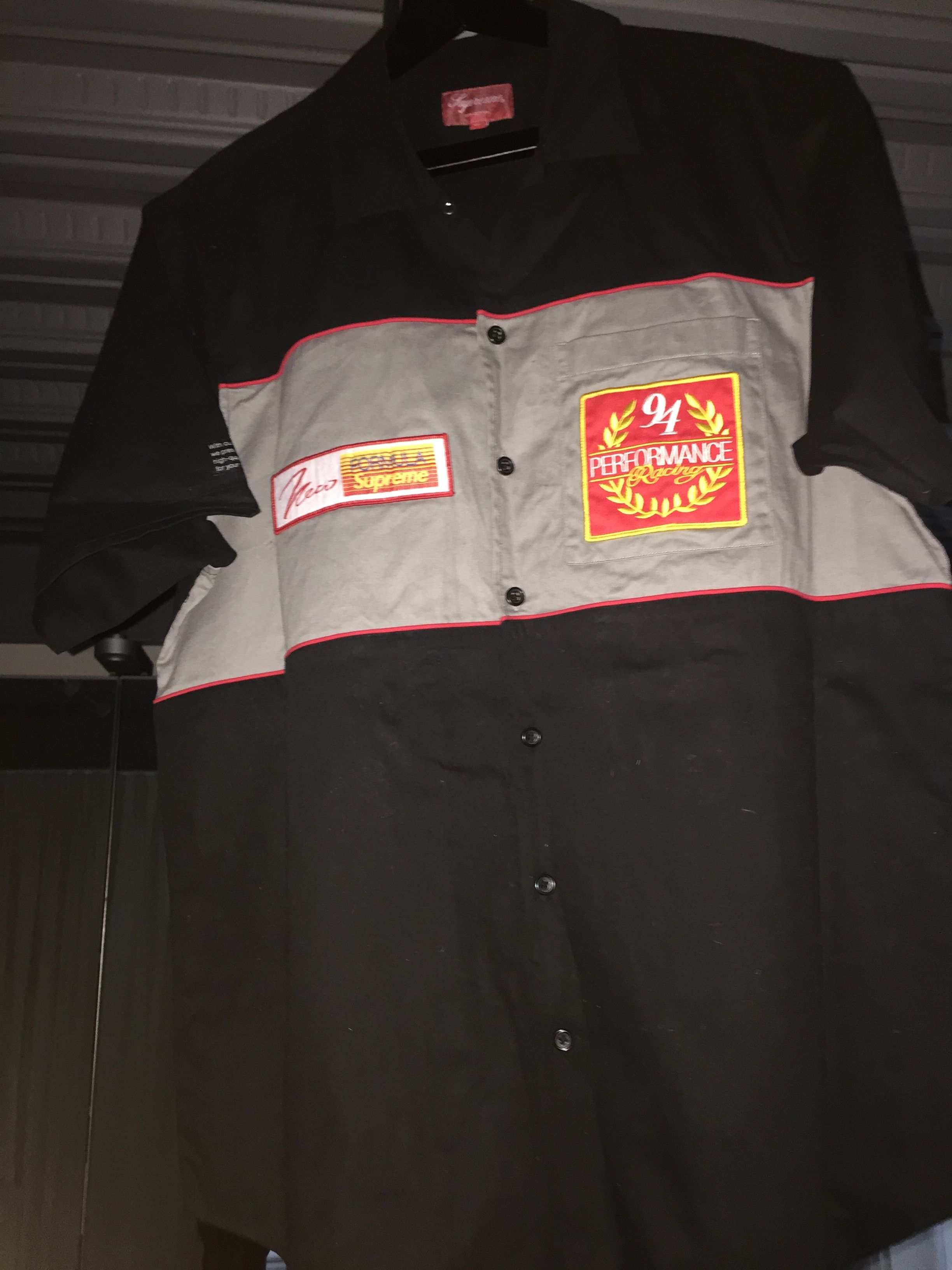 Supreme Supreme F1 formula supreme racing button up Grailed