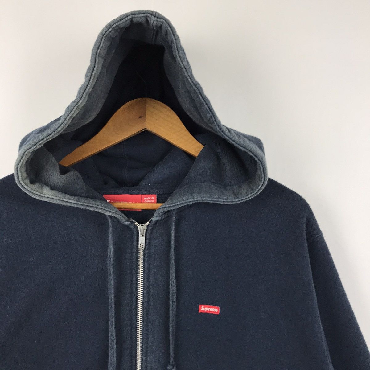 Up supreme Zip Box Small M Hood Navy トップス Up supreme Zip Box Small M Hood Navy トップス