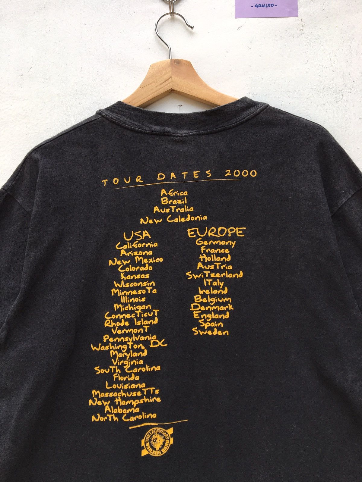 Band Tees Vintage 2000s THE WAILERS BAND Reggae Shirt Size L Size US L / EU 52-54 / 3 - 14 Thumbnail
