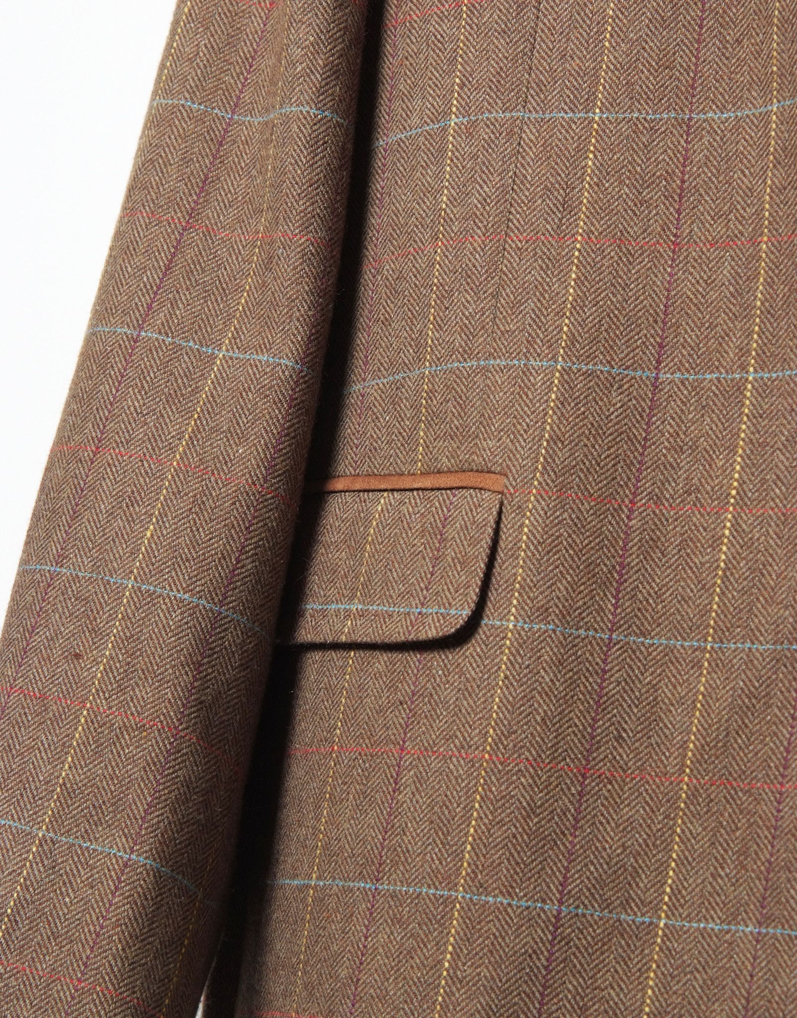 Simon Carter Simon Carter Wool Plaid Check 2 Button Blazer Jacket Size 42R - 7 Thumbnail