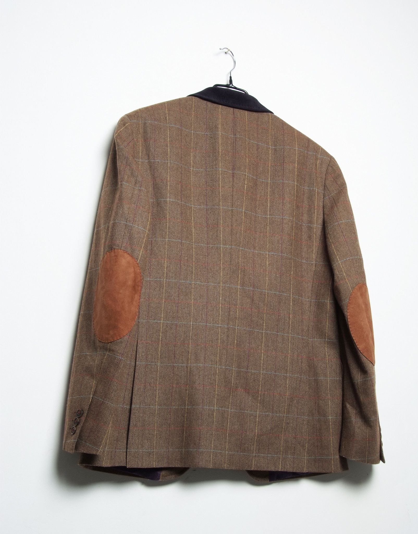 Simon Carter Simon Carter Wool Plaid Check 2 Button Blazer Jacket Size 42R - 3 Thumbnail