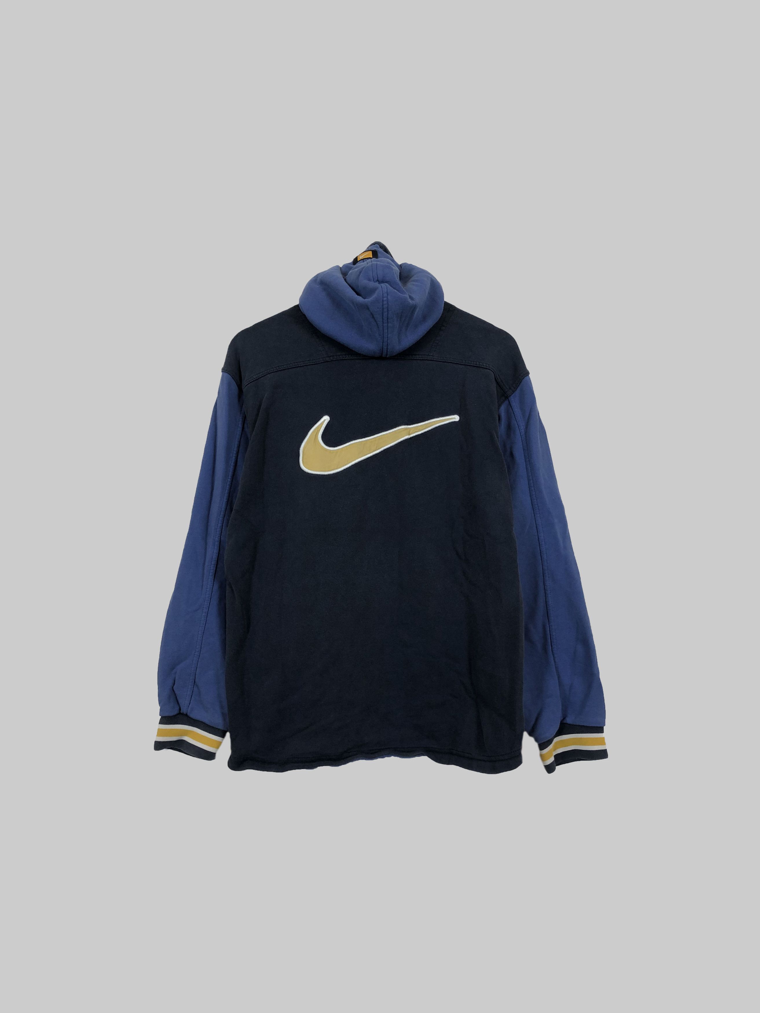 Nike Vintage 90s Nike 1/4 Zip Big Swoosh Size US S / EU 44-46 / 1 - 1 Thumbnail