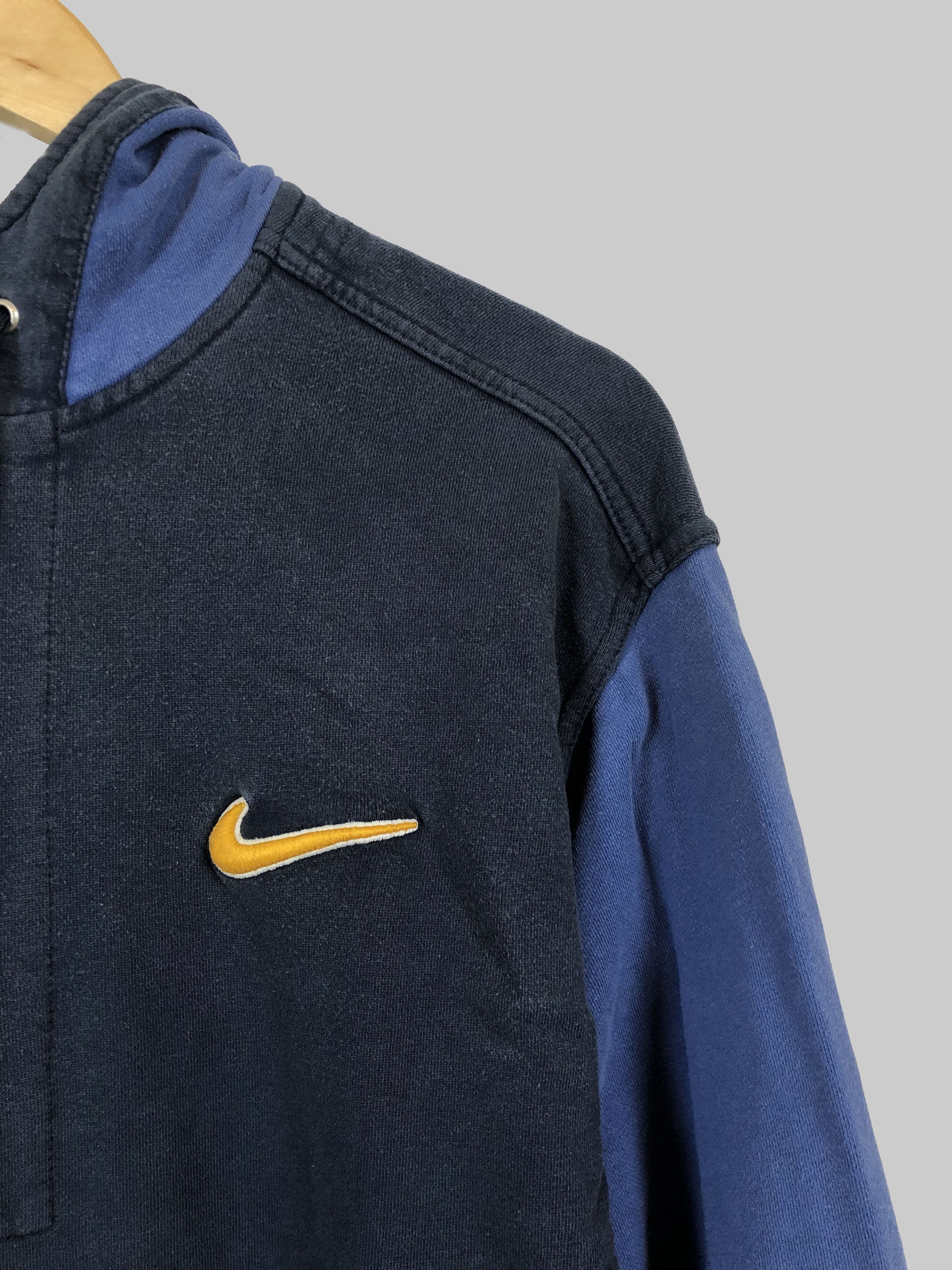 Nike Vintage 90s Nike 1/4 Zip Big Swoosh Size US S / EU 44-46 / 1 - 8 Thumbnail