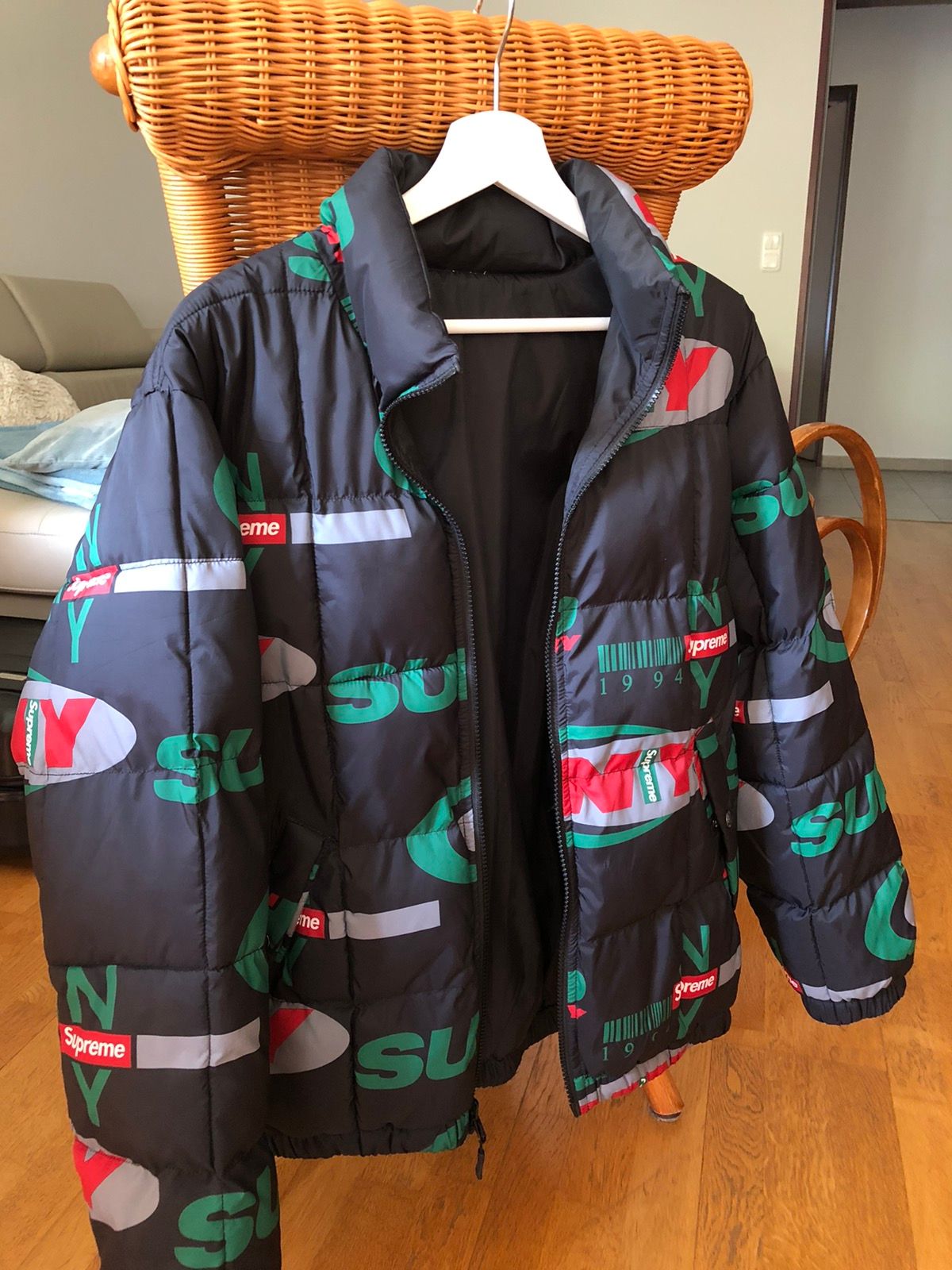 Supreme FW Supreme NY Reversible Puffy Jacket   Grailed