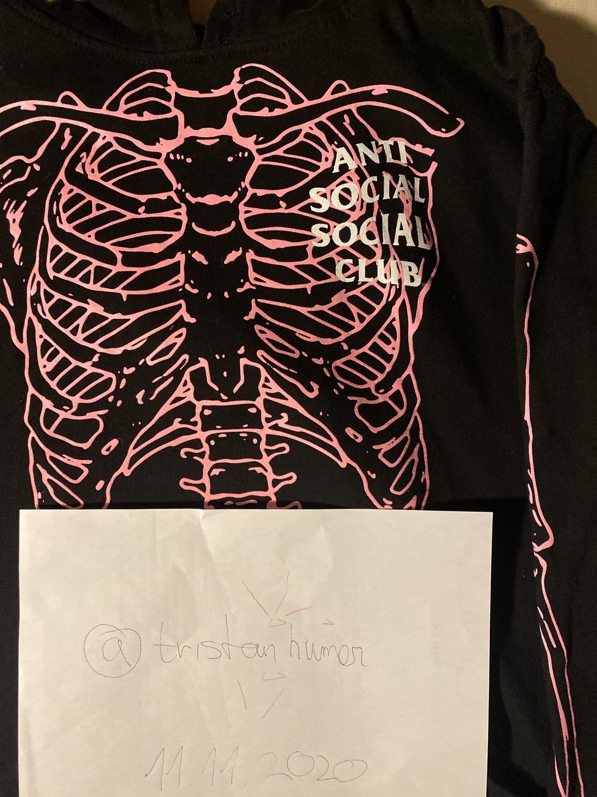 Anti Social Social Club Assc Skeleton Hoodie Size US M / EU 48-50 / 2 - 1 Thumbnail