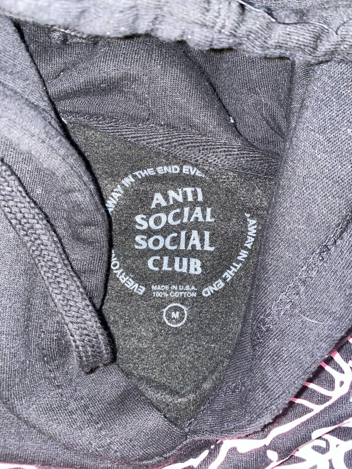 Anti Social Social Club Assc Skeleton Hoodie Size US M / EU 48-50 / 2 - 2 Thumbnail