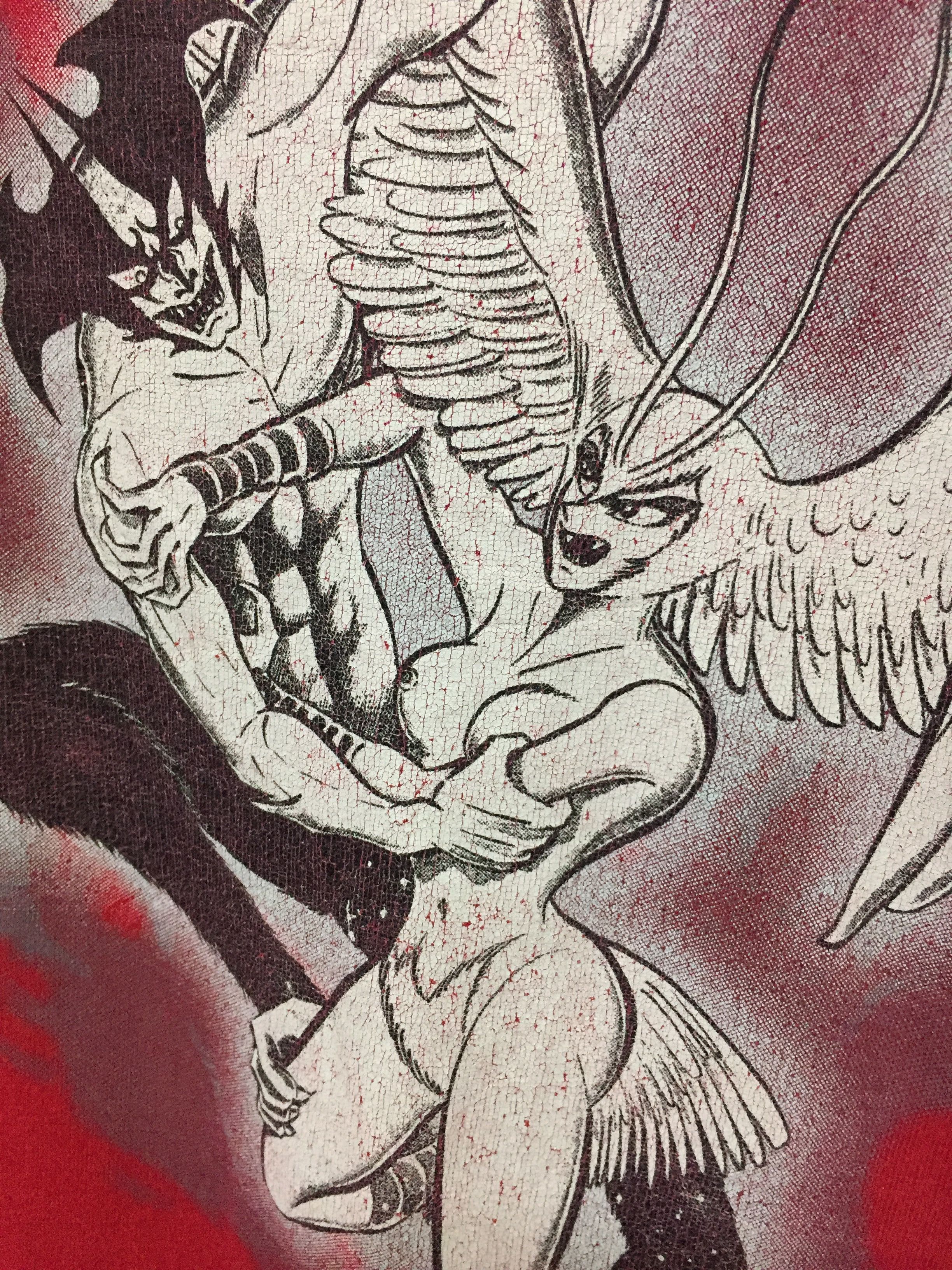 Beauty Beast 90's DEVILMAN vs Sirene bird demon akira Size US M / EU 48-50 / 2 - 5 Thumbnail