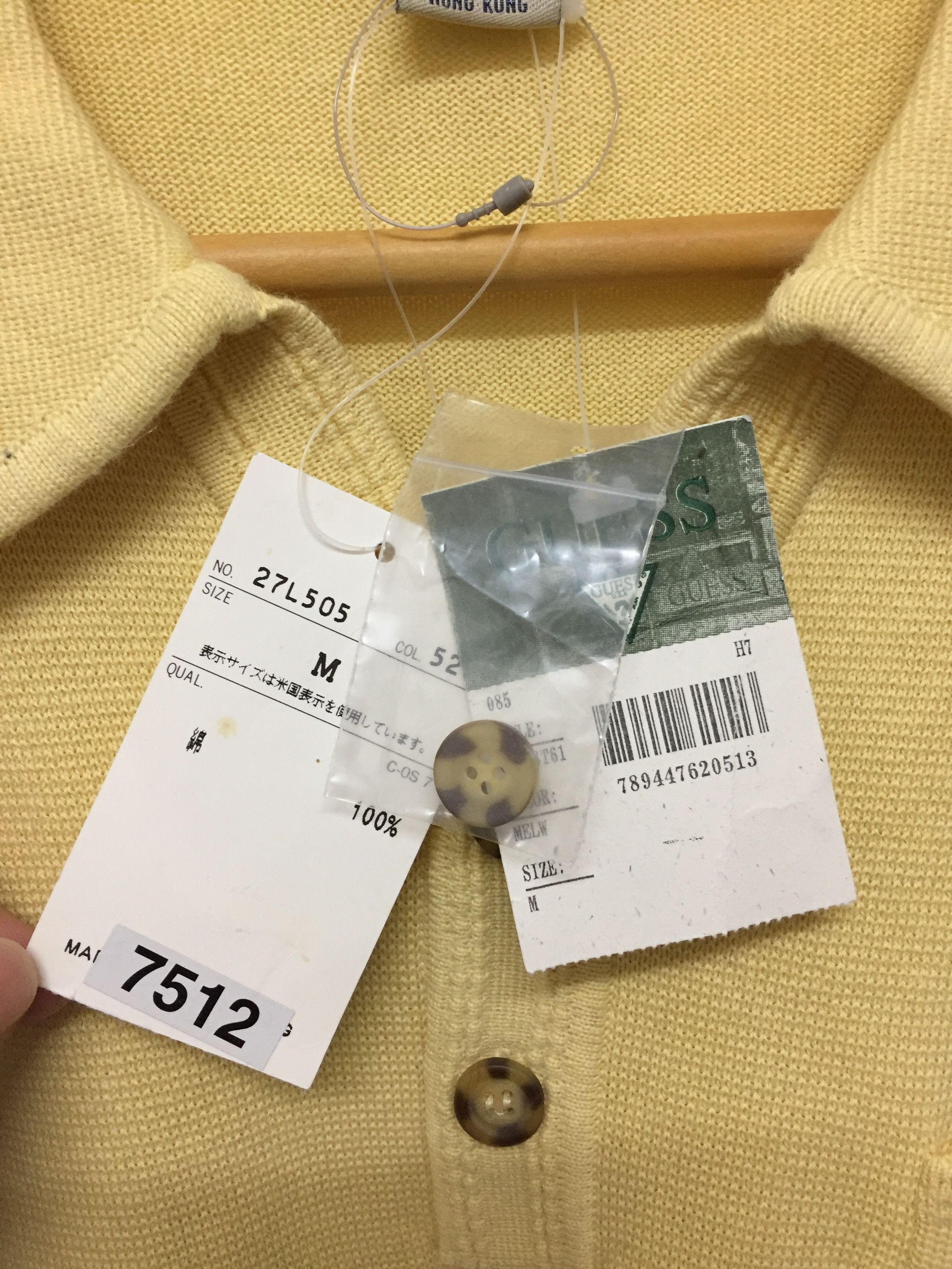 Guess 90's GUESS jeans Collar Knit Sweatshirt Deadstock Size US M / EU 48-50 / 2 - 8 Thumbnail