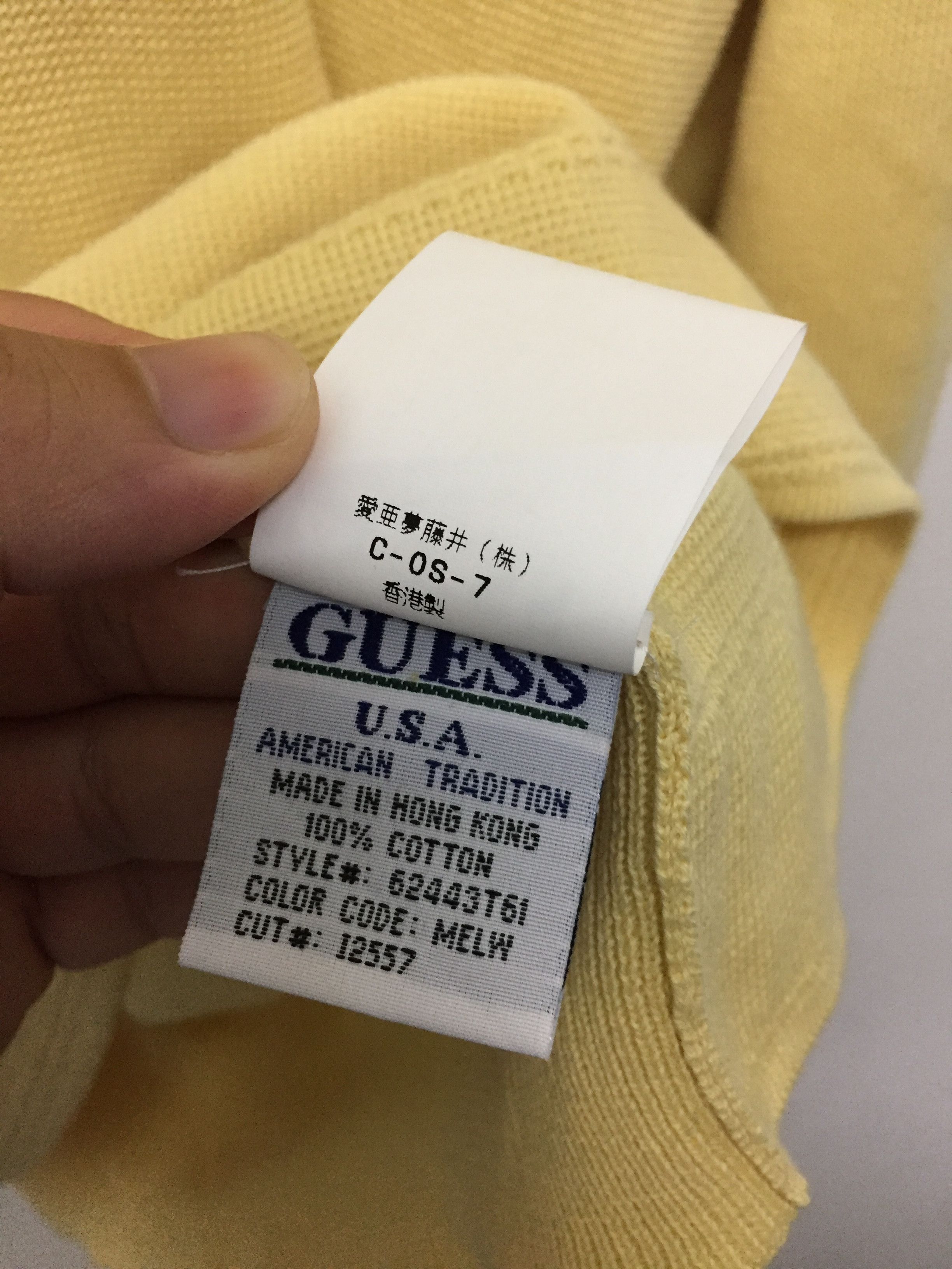 Guess 90's GUESS jeans Collar Knit Sweatshirt Deadstock Size US M / EU 48-50 / 2 - 9 Thumbnail
