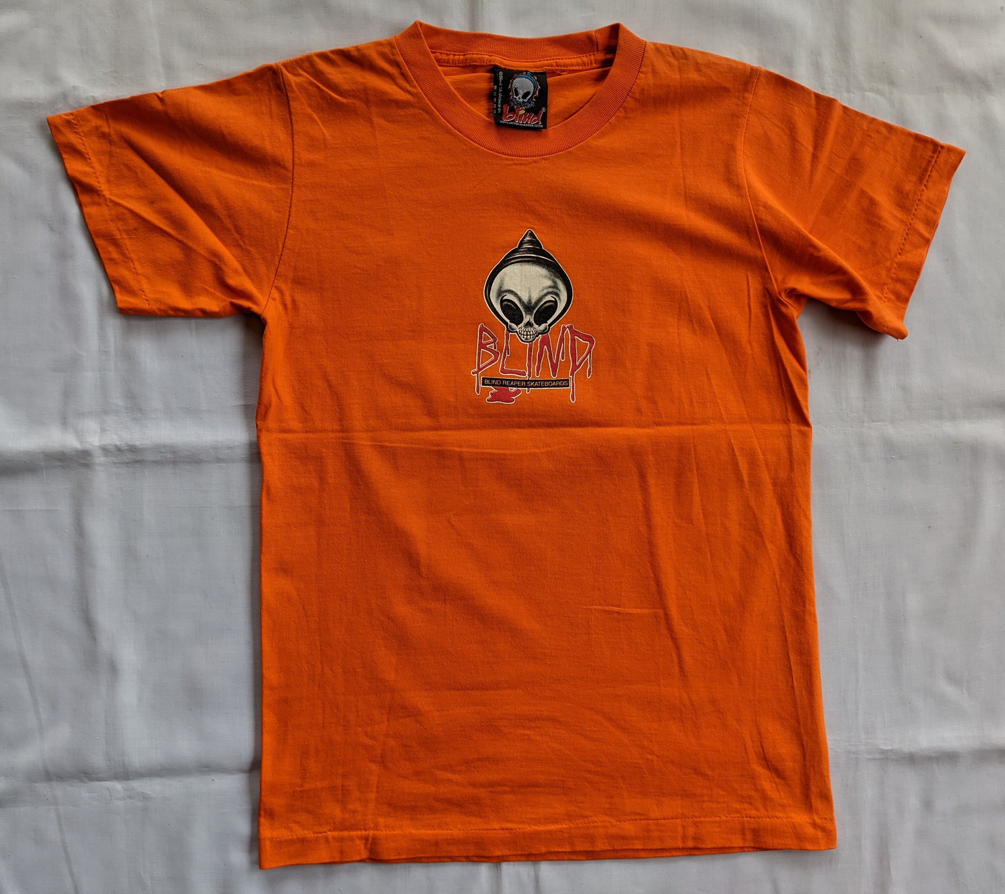 Hook-Ups × Vintage Vintage 90s Blind Skateboard big printed tee Size US S / EU 44-46 / 1 - 2 Thumbnail