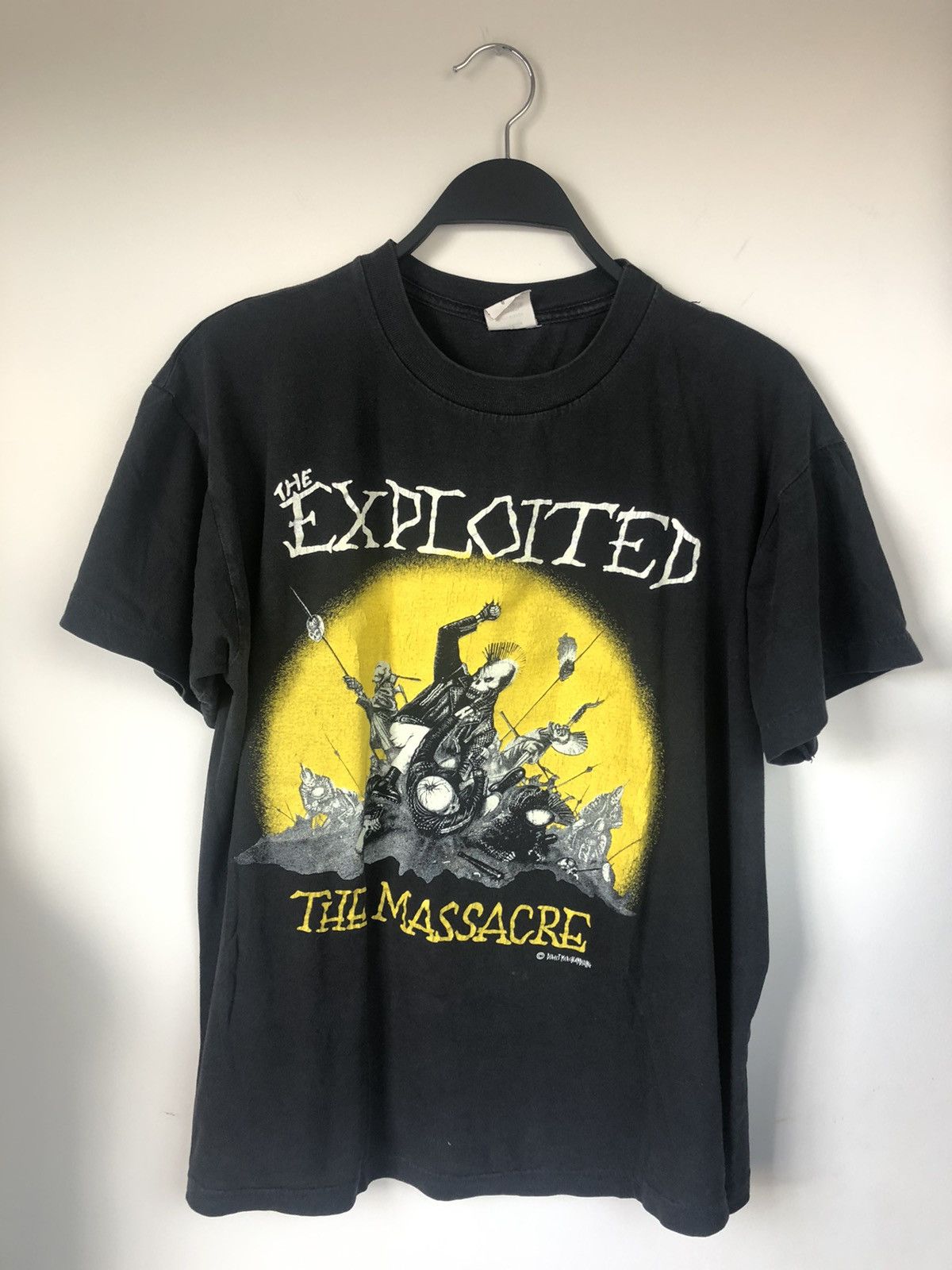 VINTAGE THE EXPLOITED MASSACRE TOUR 91-92 TEE SZ XL