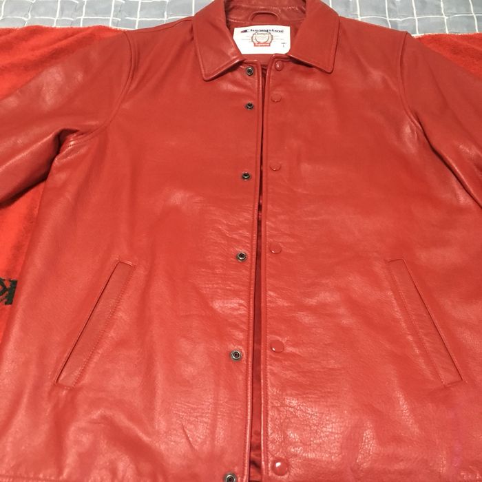 Supreme supreme champion leather coaches jacket | Grailed