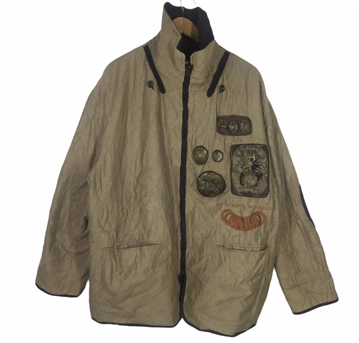 Vintage Italian Reversible Jacket Rare Design