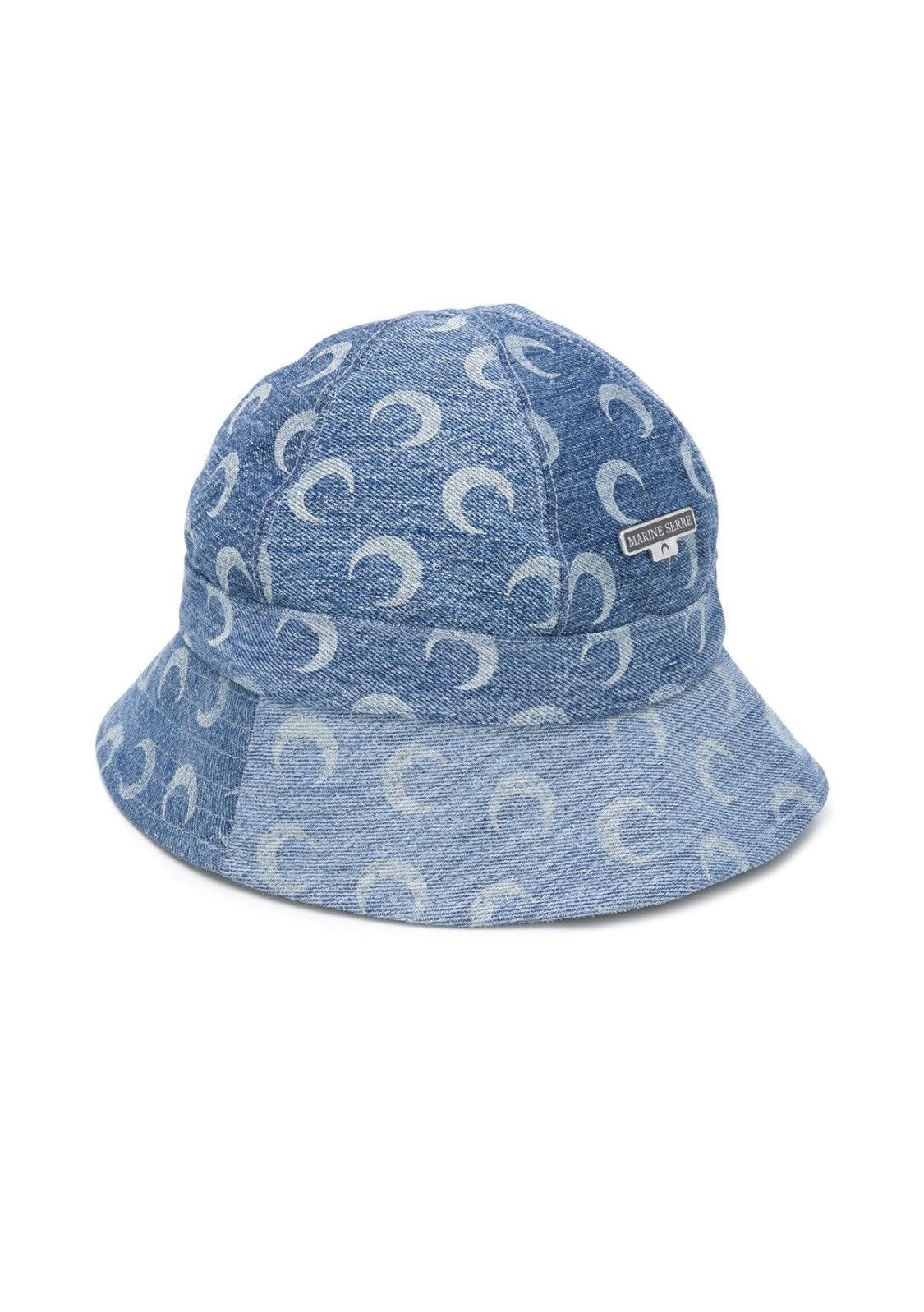 Marine Serre Printed Denim Bucket Hat FW20 S/M