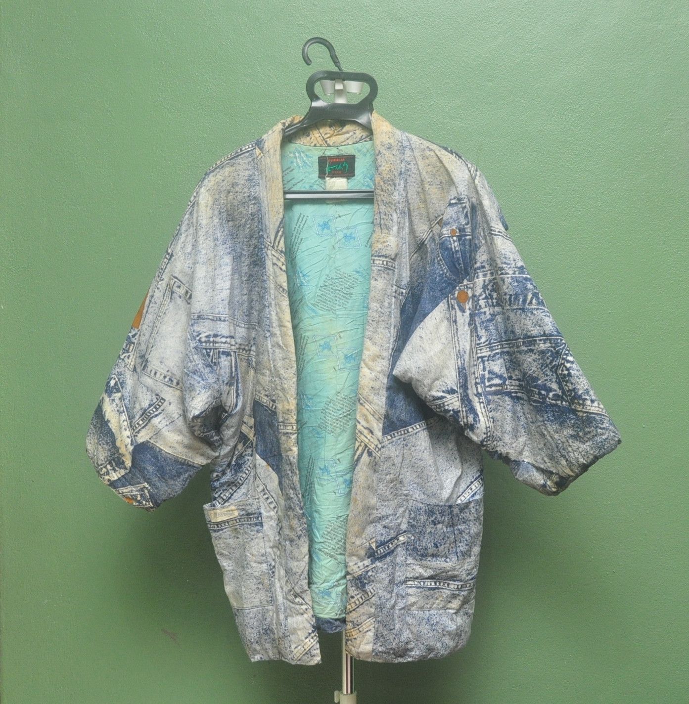 Japanese Brand Vintage Tackle Violent Rugby Mind Overprint Japanese Kimono Size US L / EU 52-54 / 3 - 2 Thumbnail